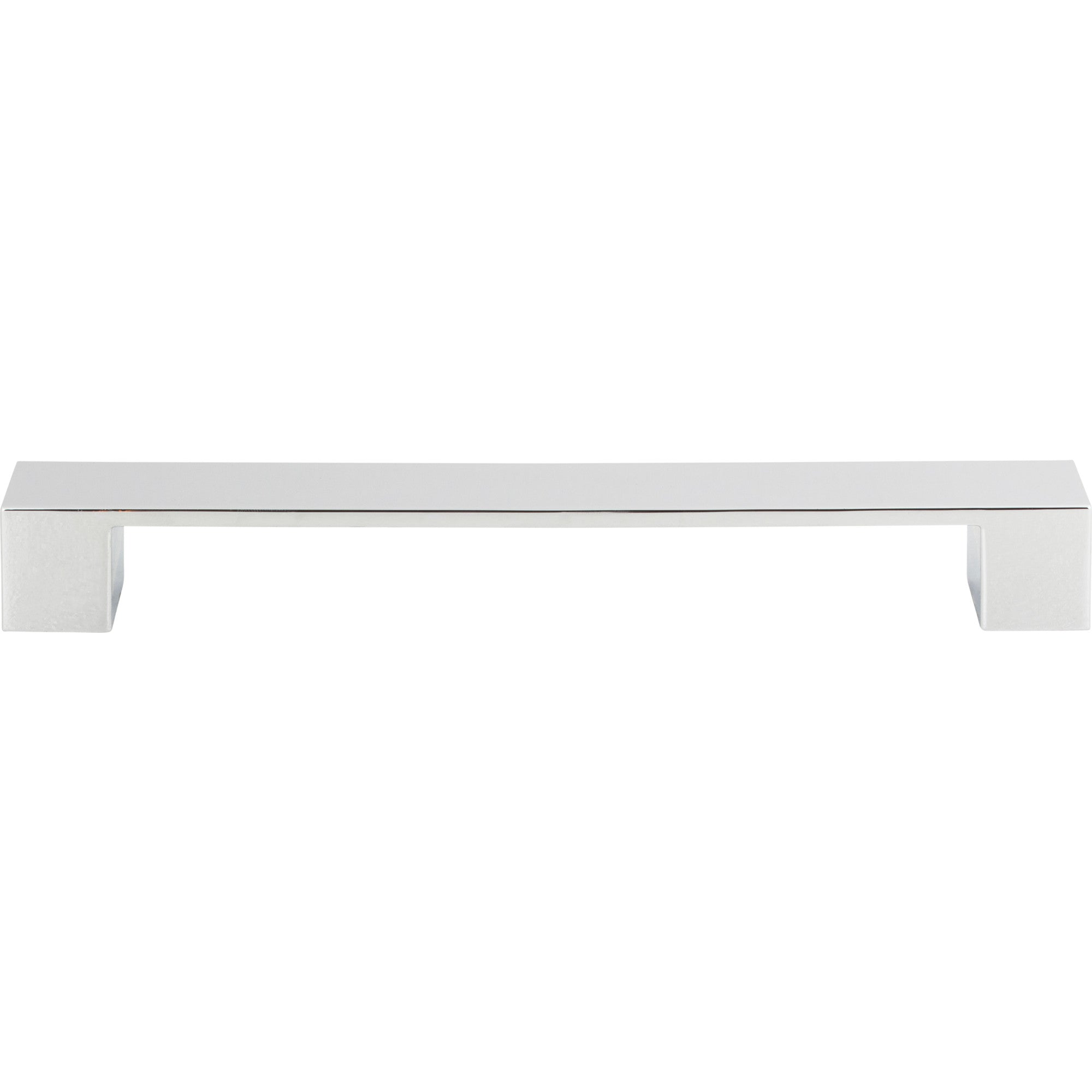 Wide Square Bar Pull - Polished Chrome