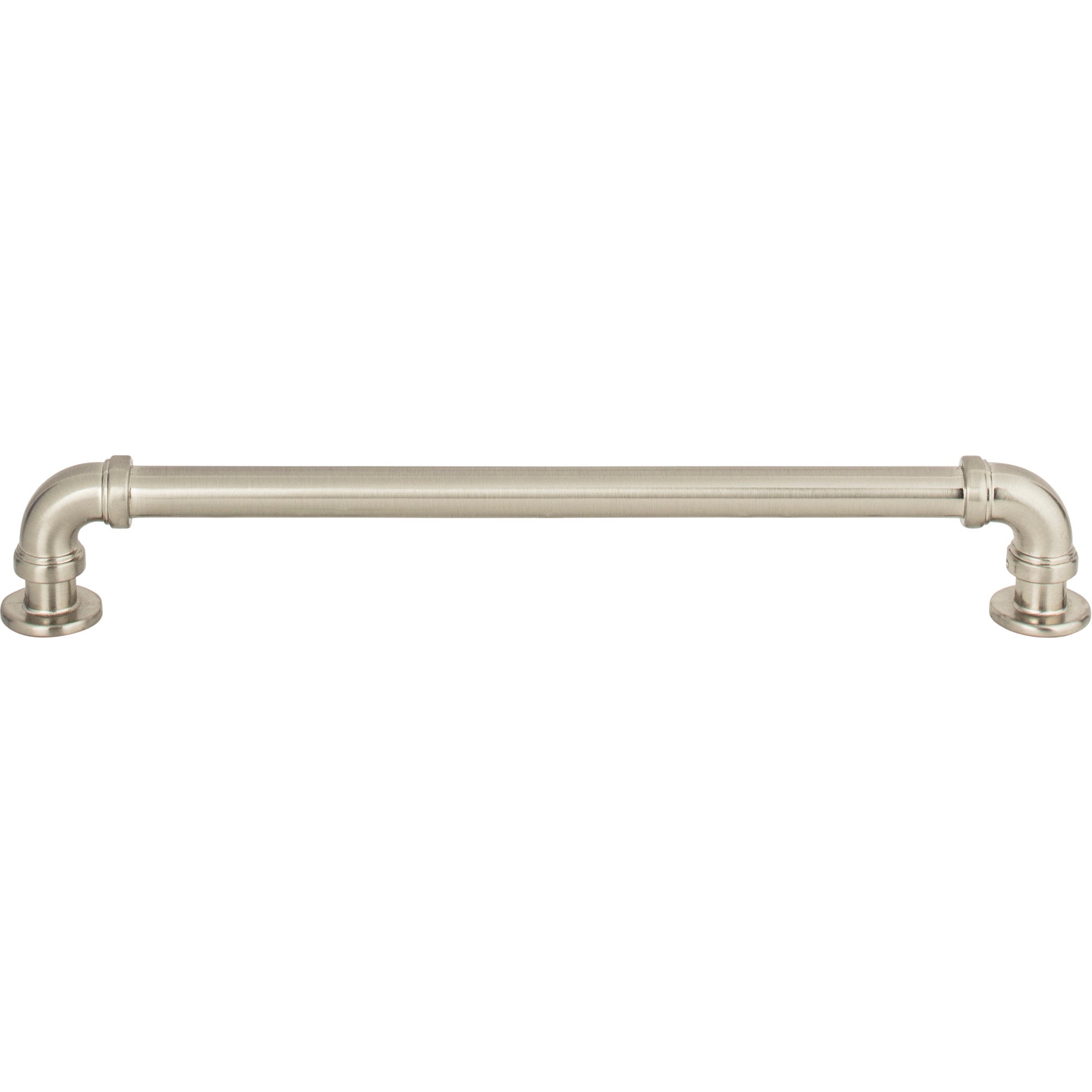 Steam Punk Bar Pull - Brushed Nickel