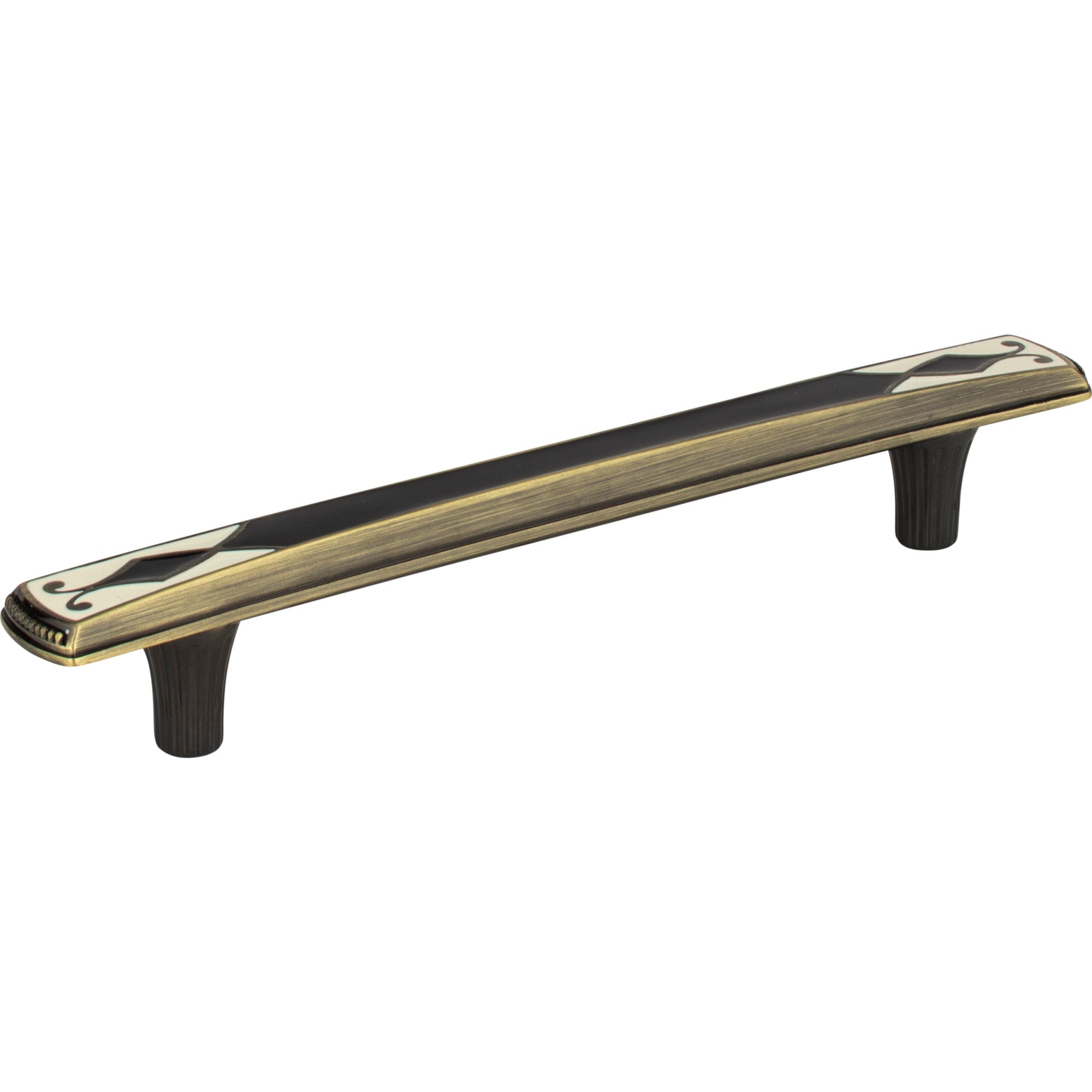 Canterbury Bar Pull - Black & White