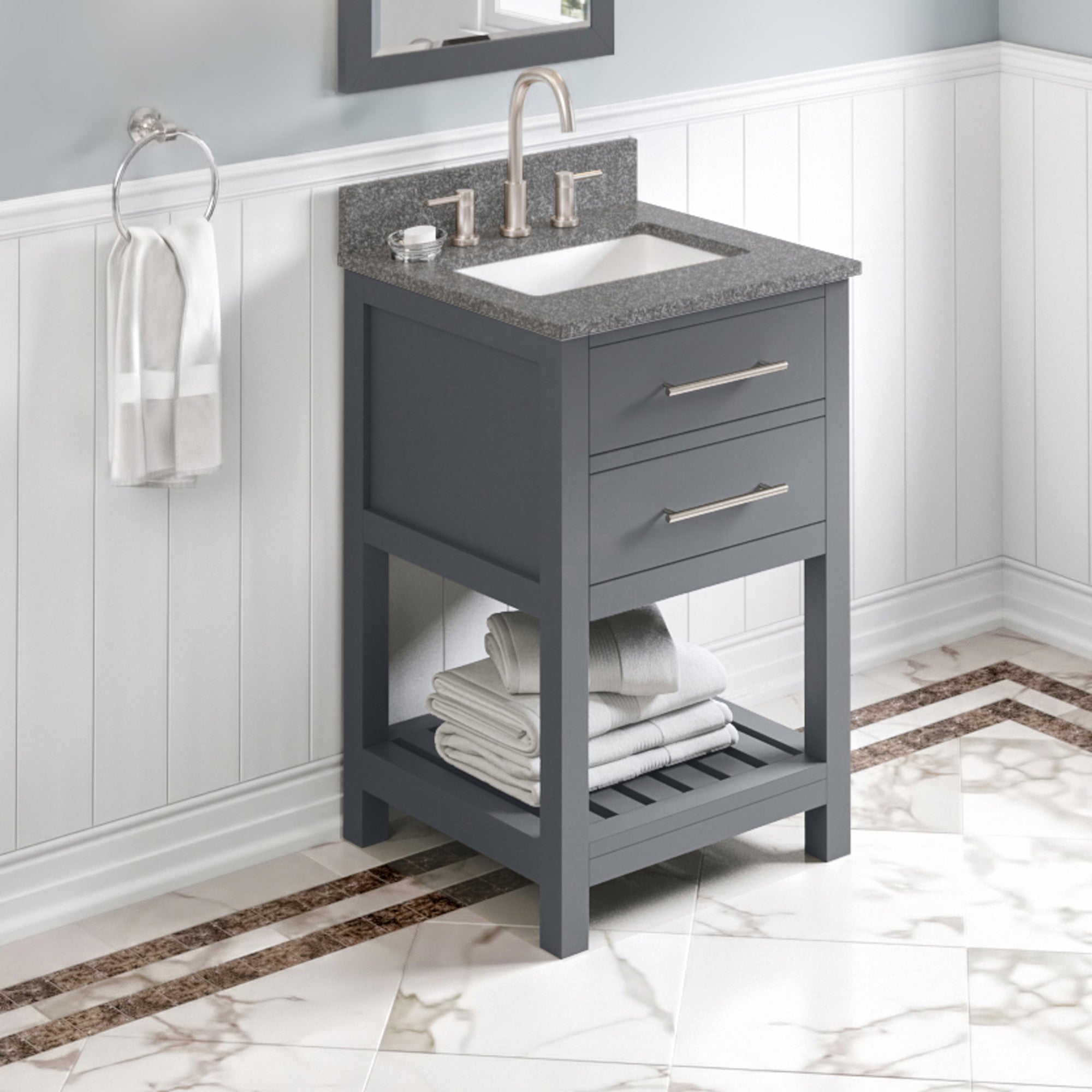 24" Wavecrest Vanity – Grey