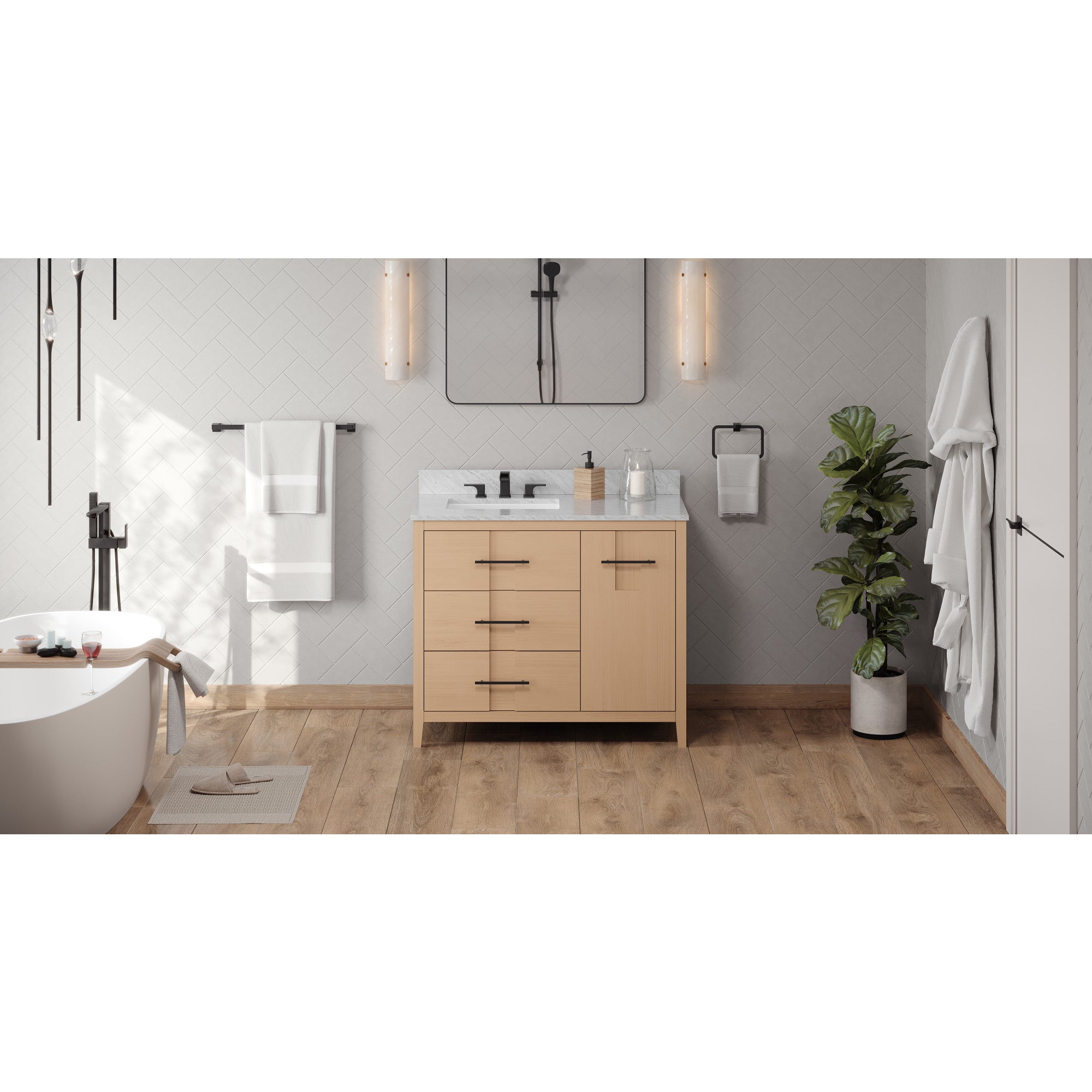 42" Katara Vanity – Left Offset