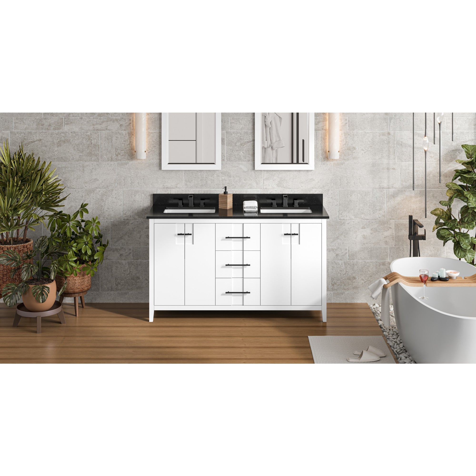 60" Katara Vanity – Double Bowl