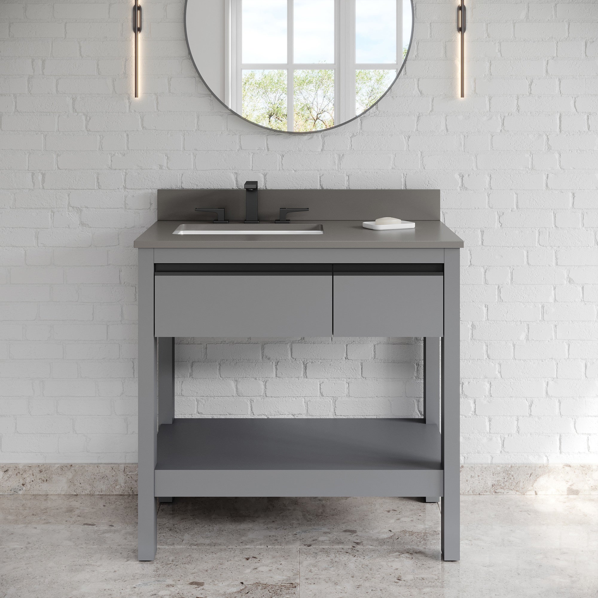 36" Jubilee Vanity – Grey