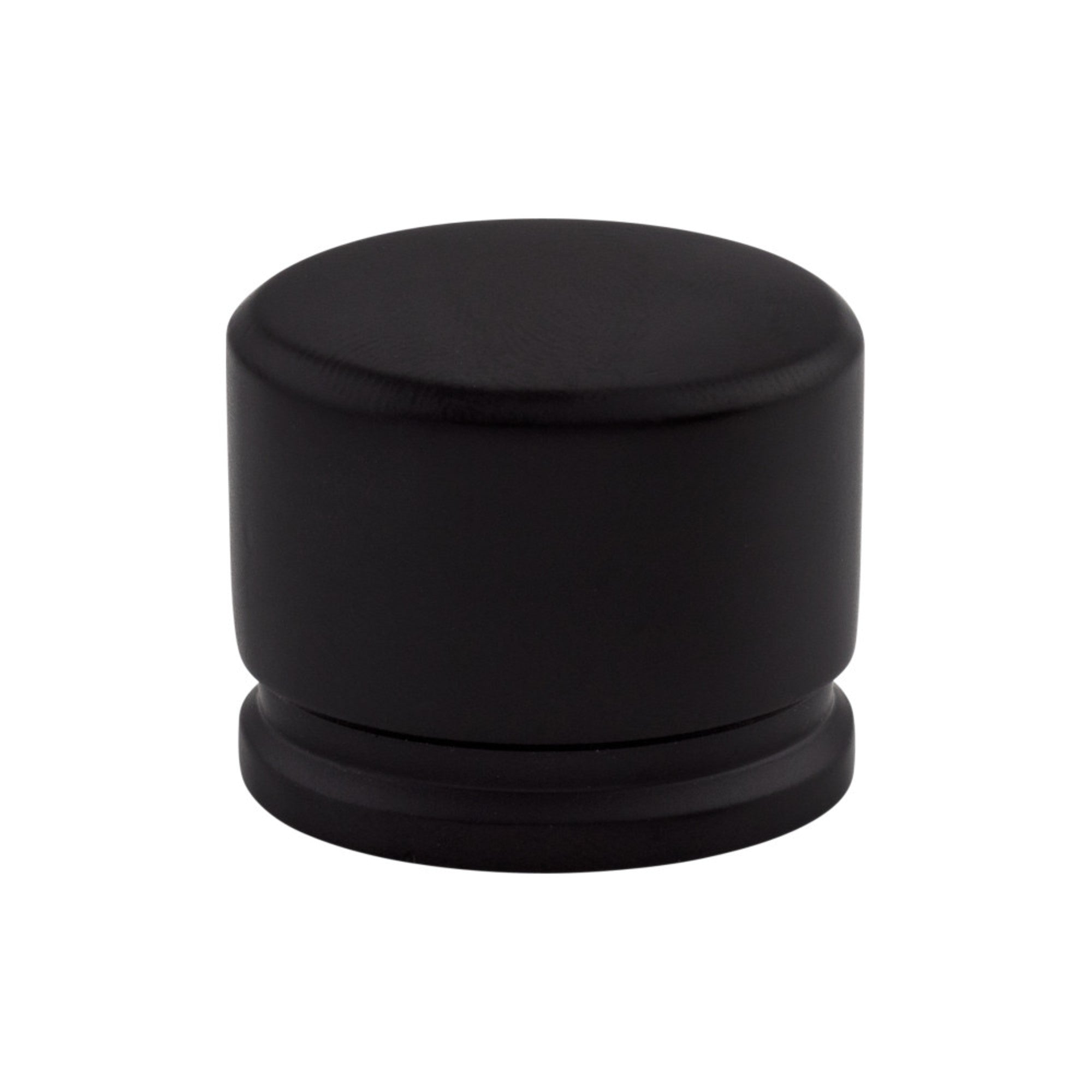Oval 1 3/8" Length Oval Knob - Flat Black