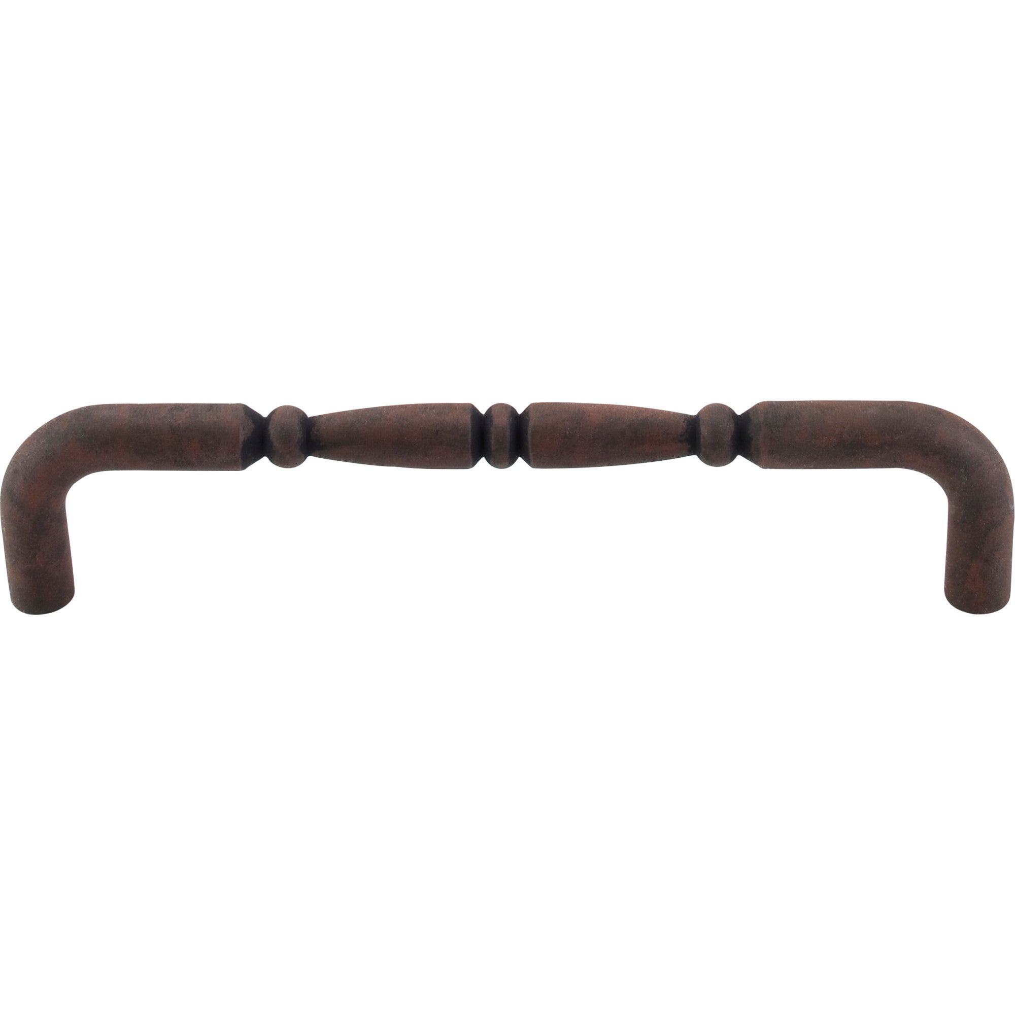 Nouveau Ring 7" Center to Center Bar Pull - Patina Rouge