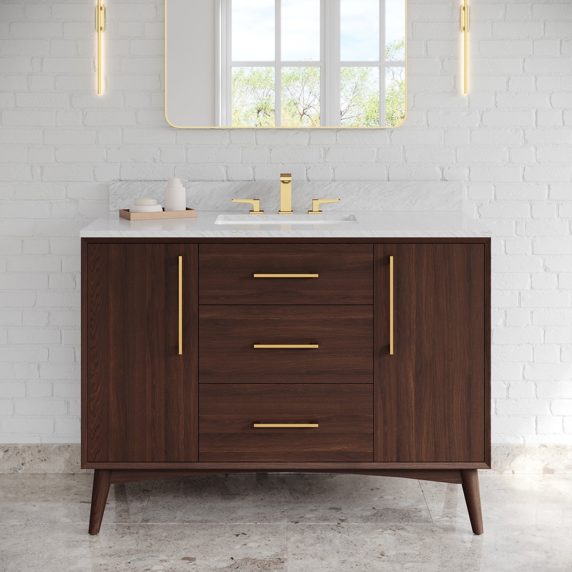 48" Dashwood Vanity – Dark Walnut