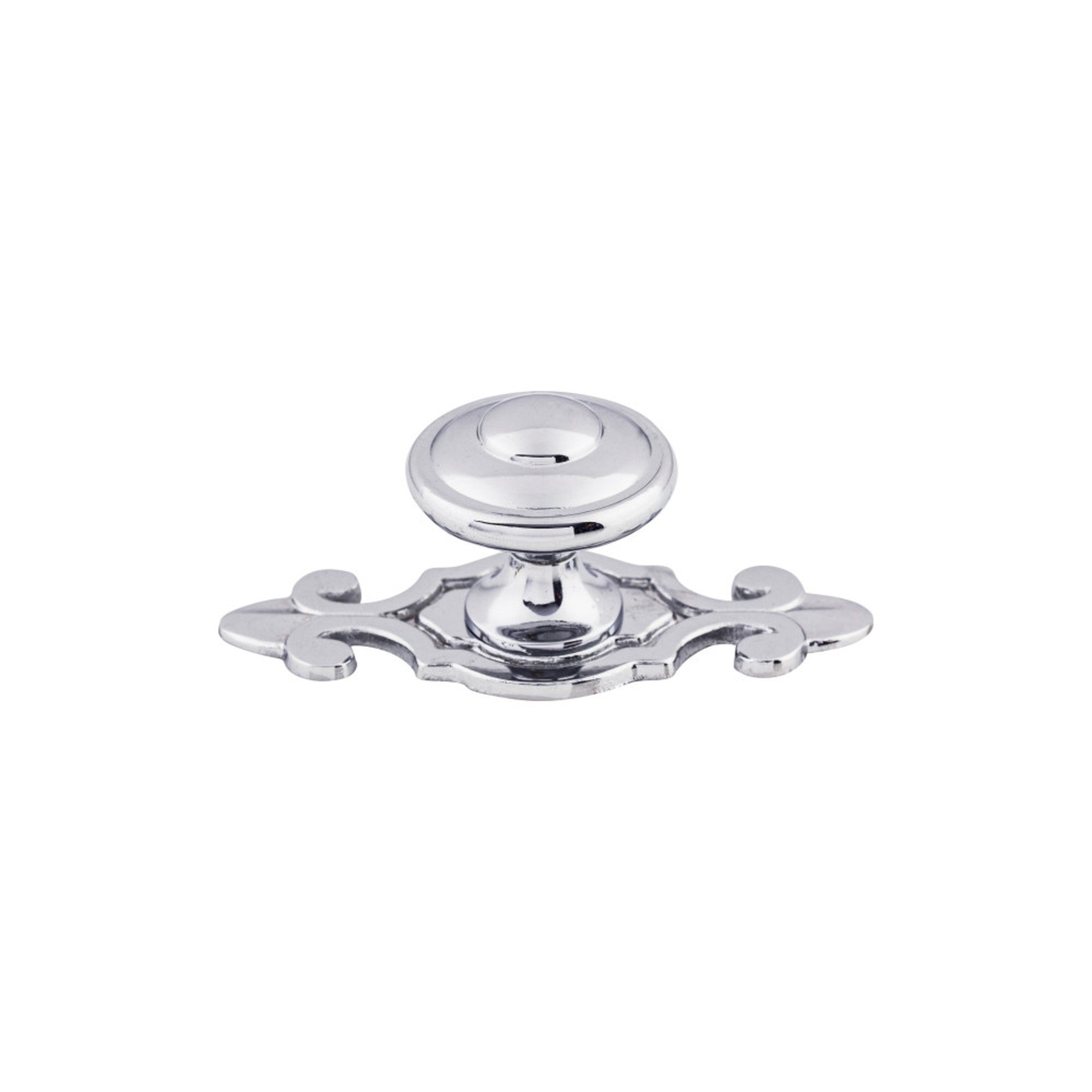Canterbury Round Knob - Polished Chrome