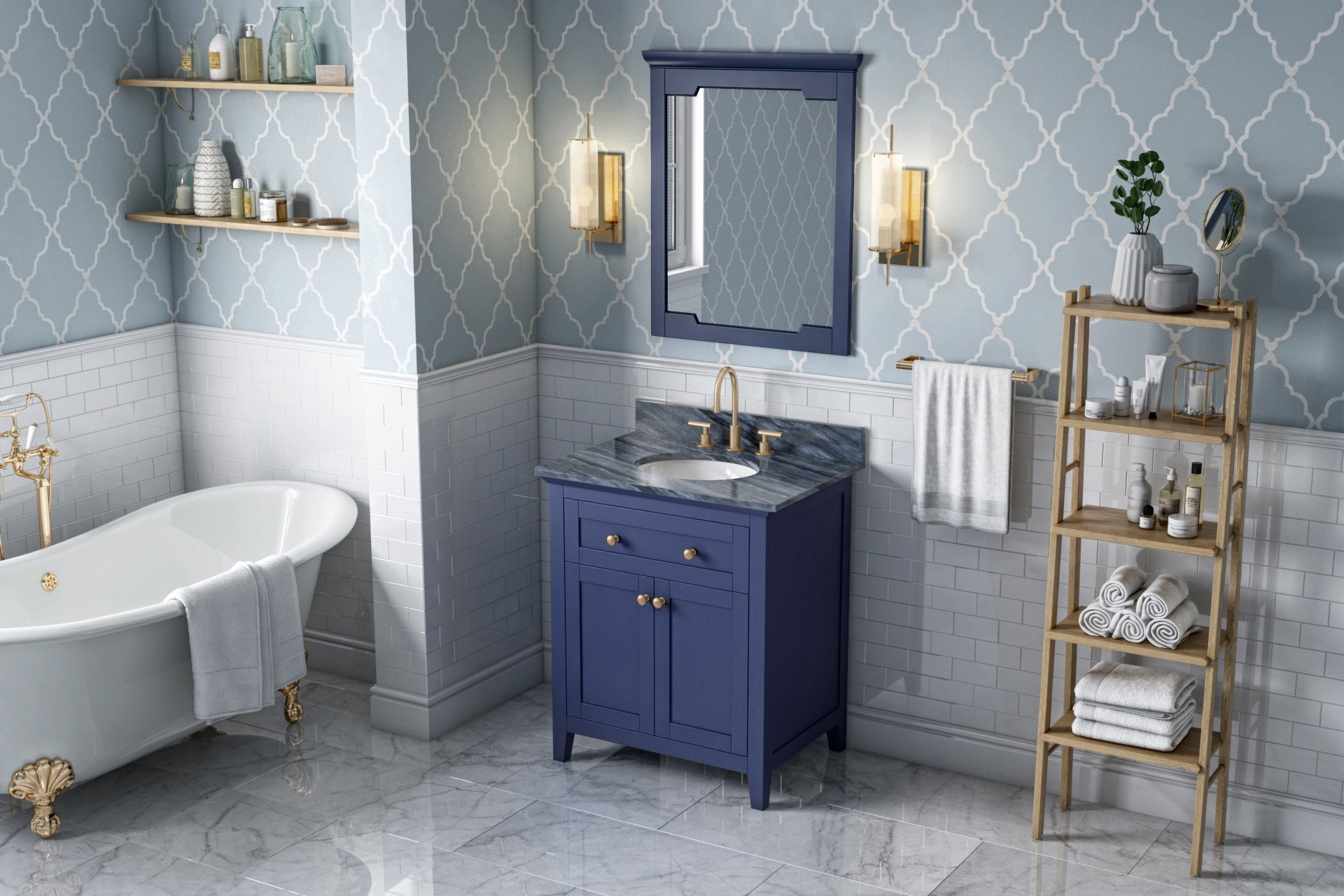 30" Chatham Vanity – Hale Blue