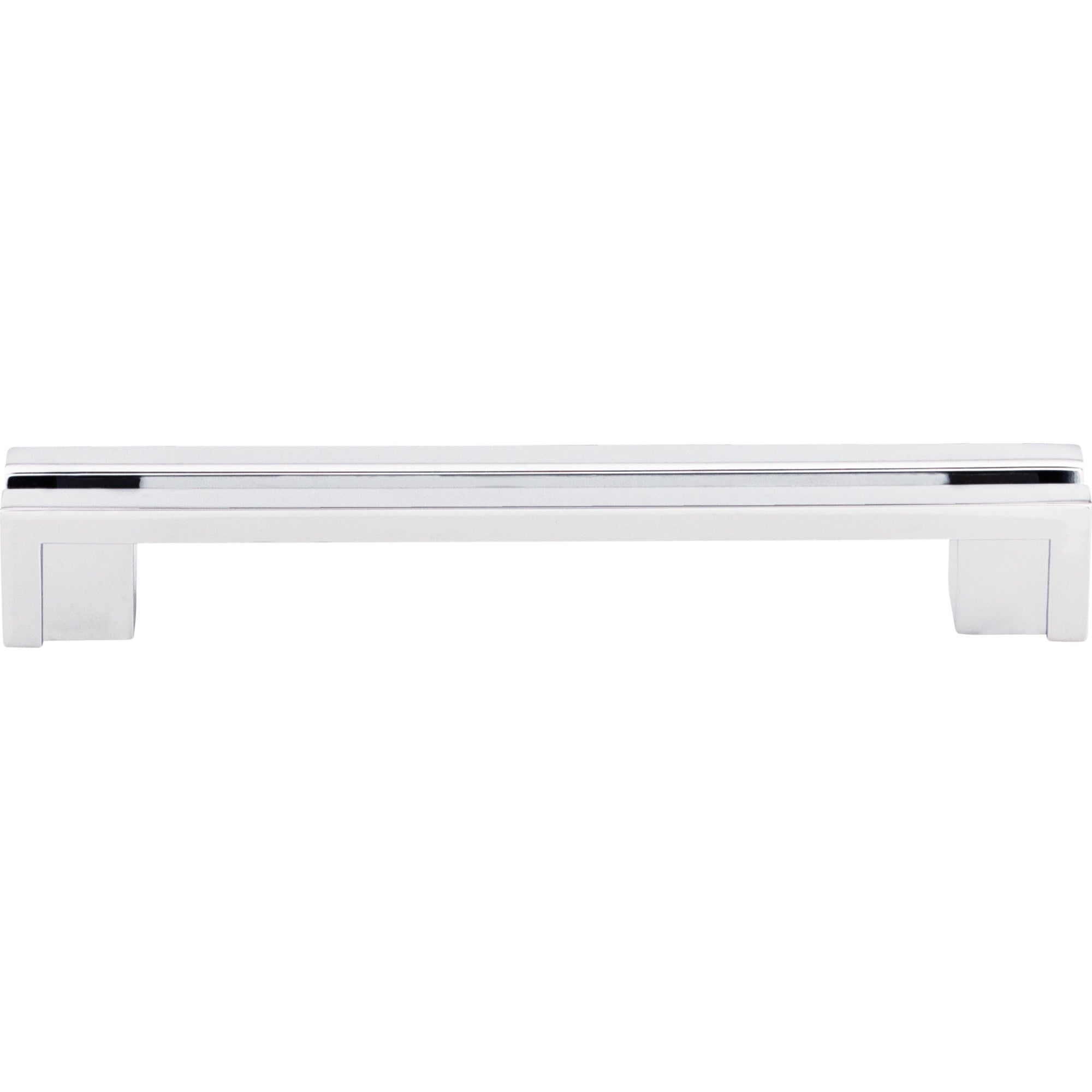 Flat Rail Bar Pull - Polished Chrome
