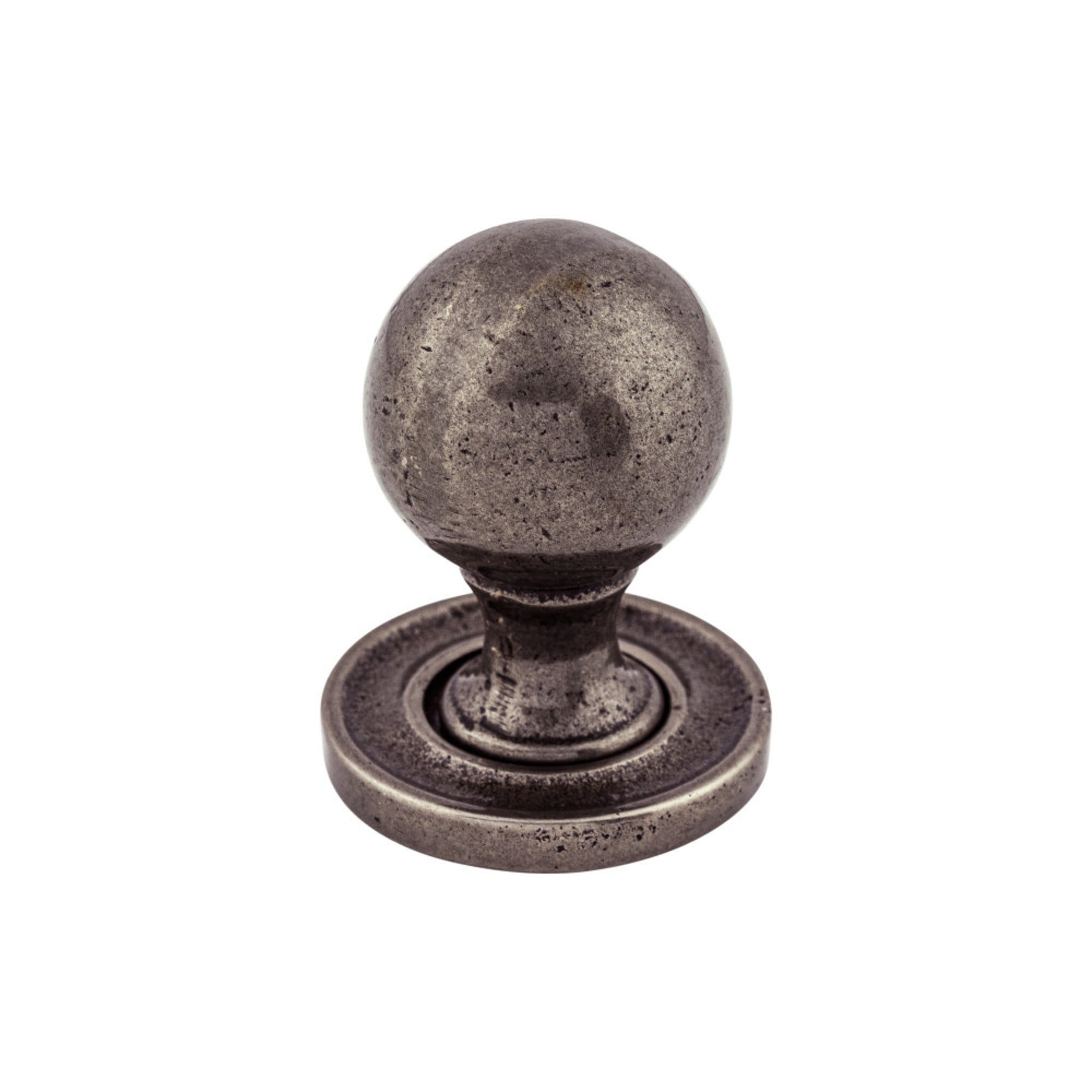Paris Smooth Round Knob - Cast Iron