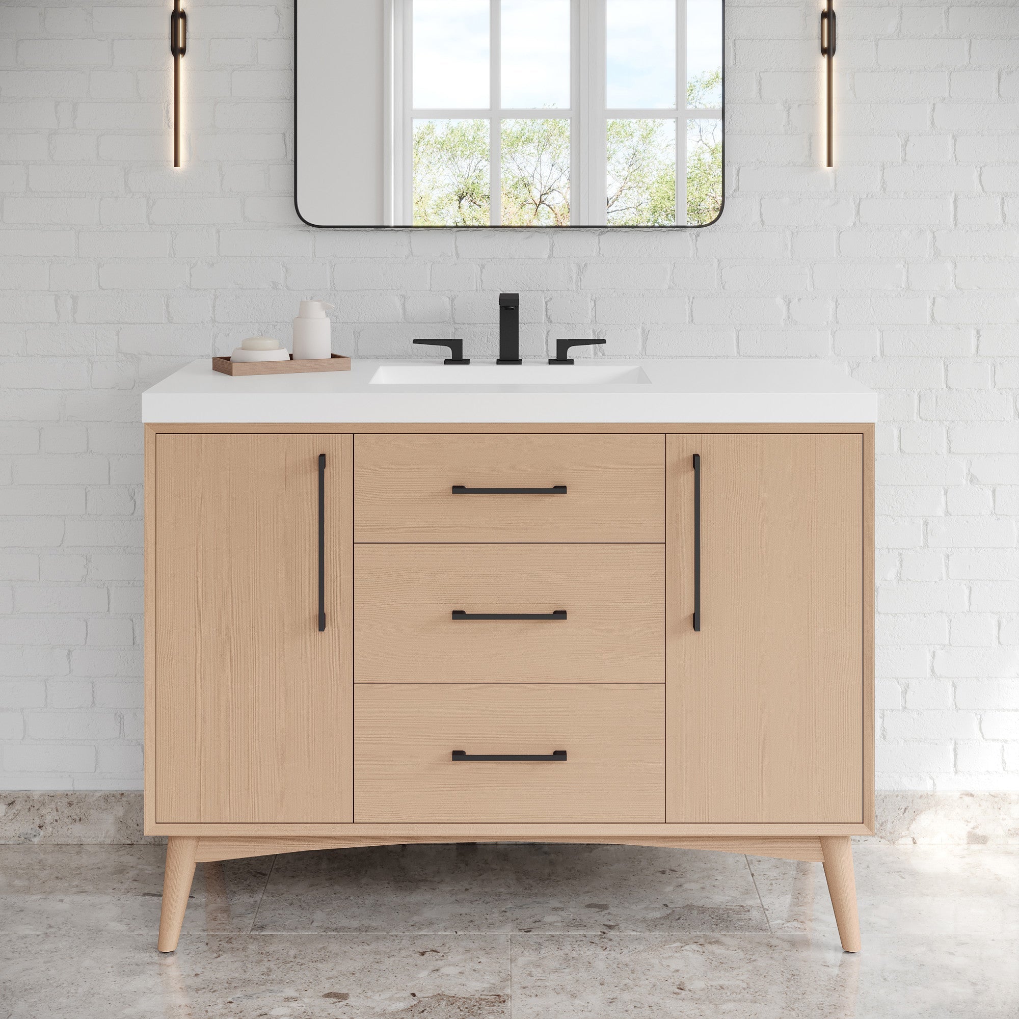 48" Dashwood Vanity – Natural Oak