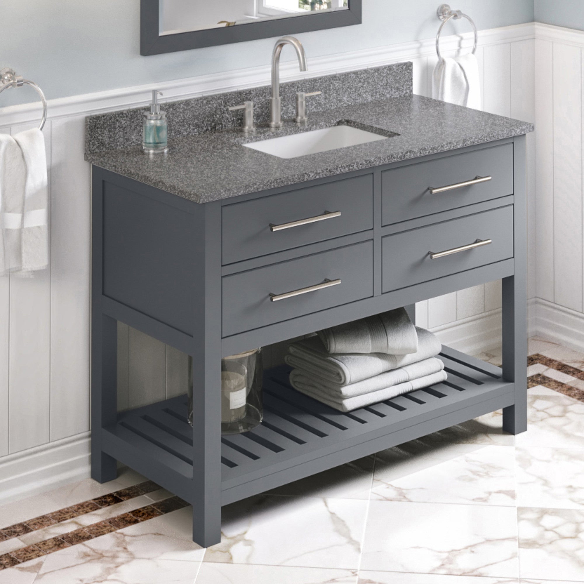 48" Wavecrest Vanity – Grey