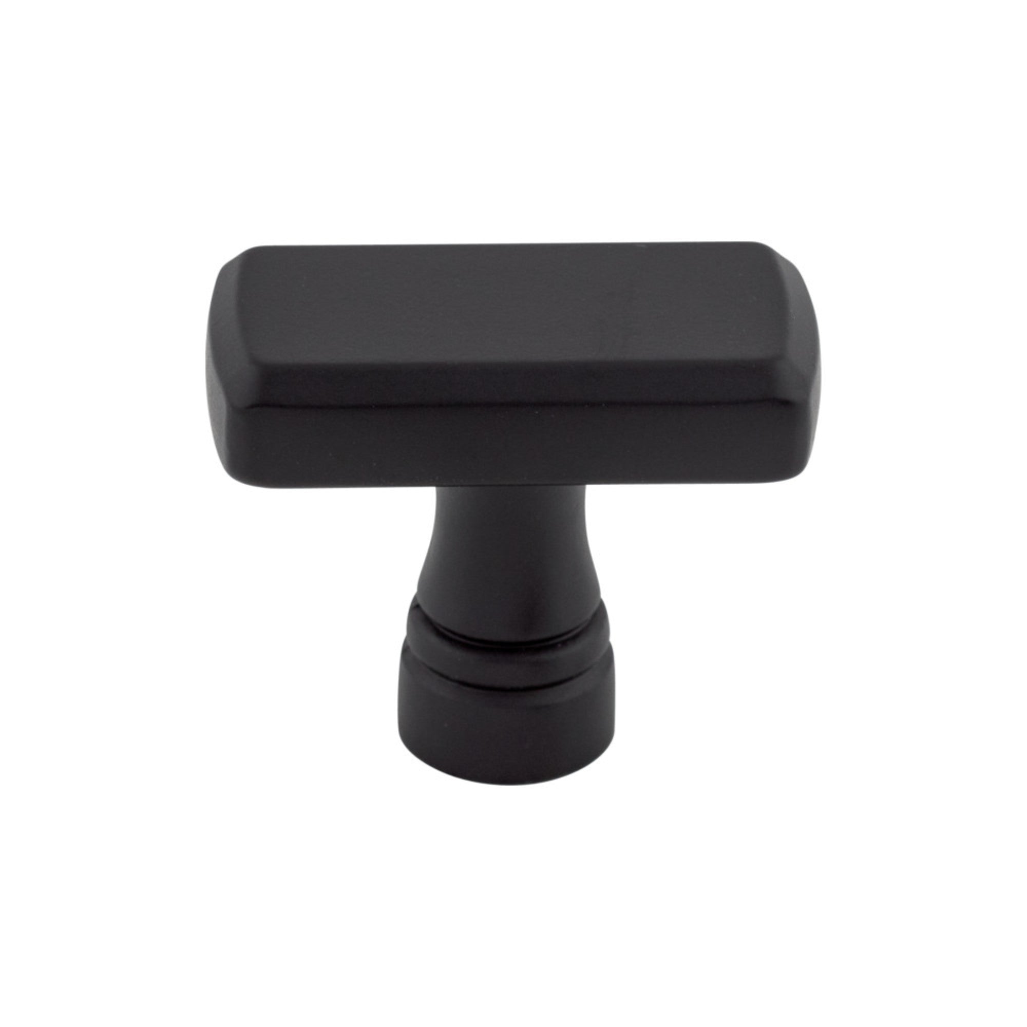 Kingsbridge 1 3/8" Length Rectangle Knob - Flat Black