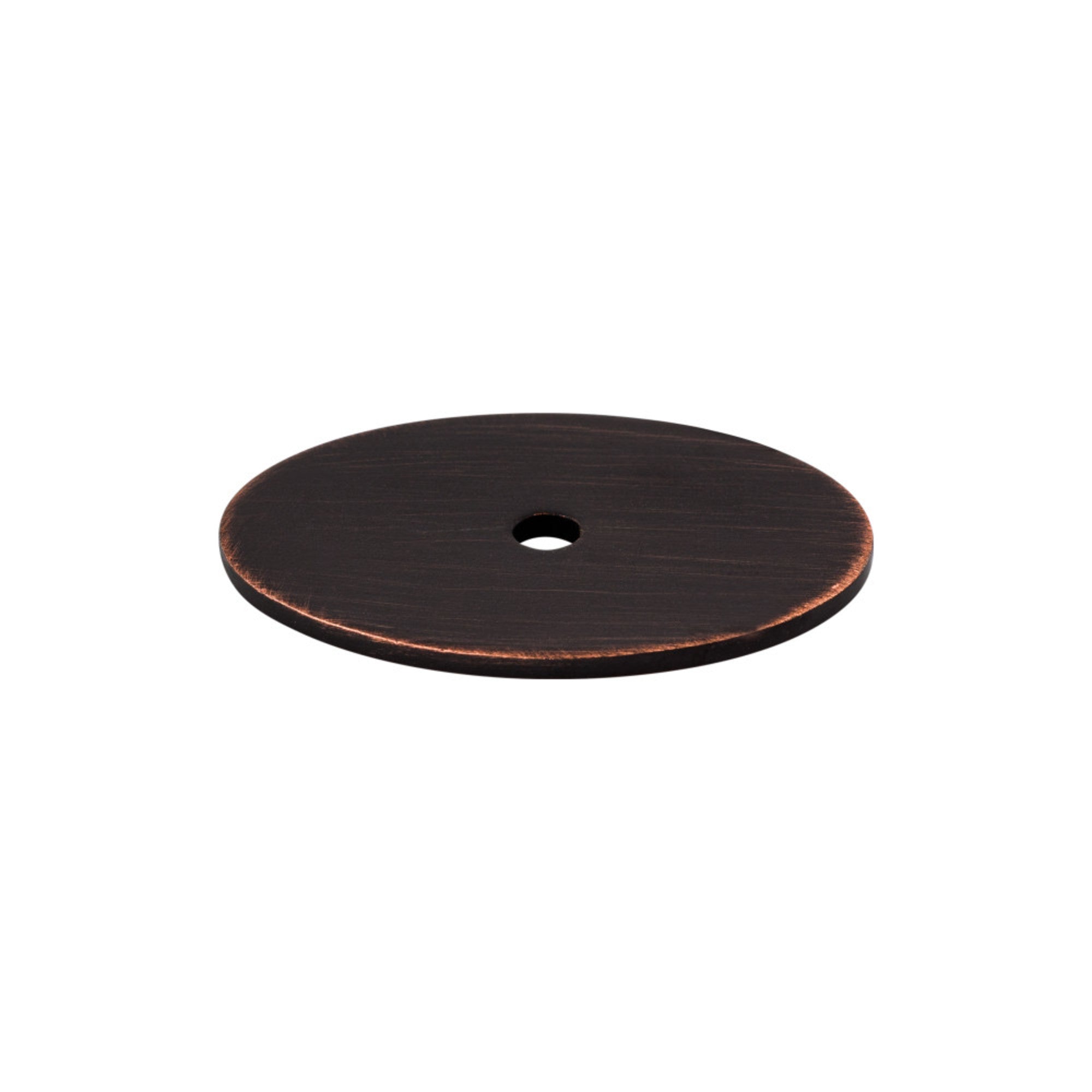 Oval Knob Backplate - Tuscan Bronze