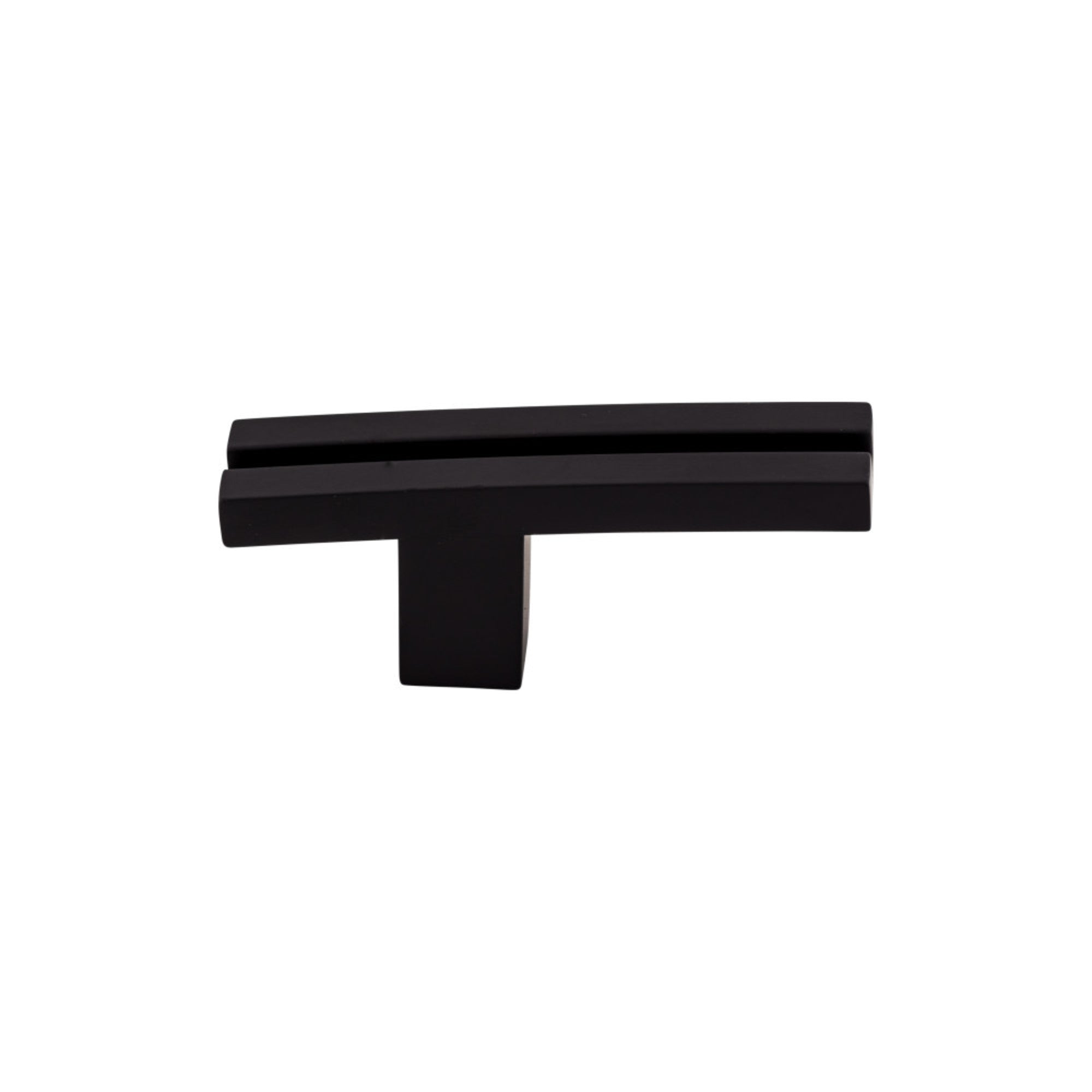 Inset Rail Knob - Flat Black
