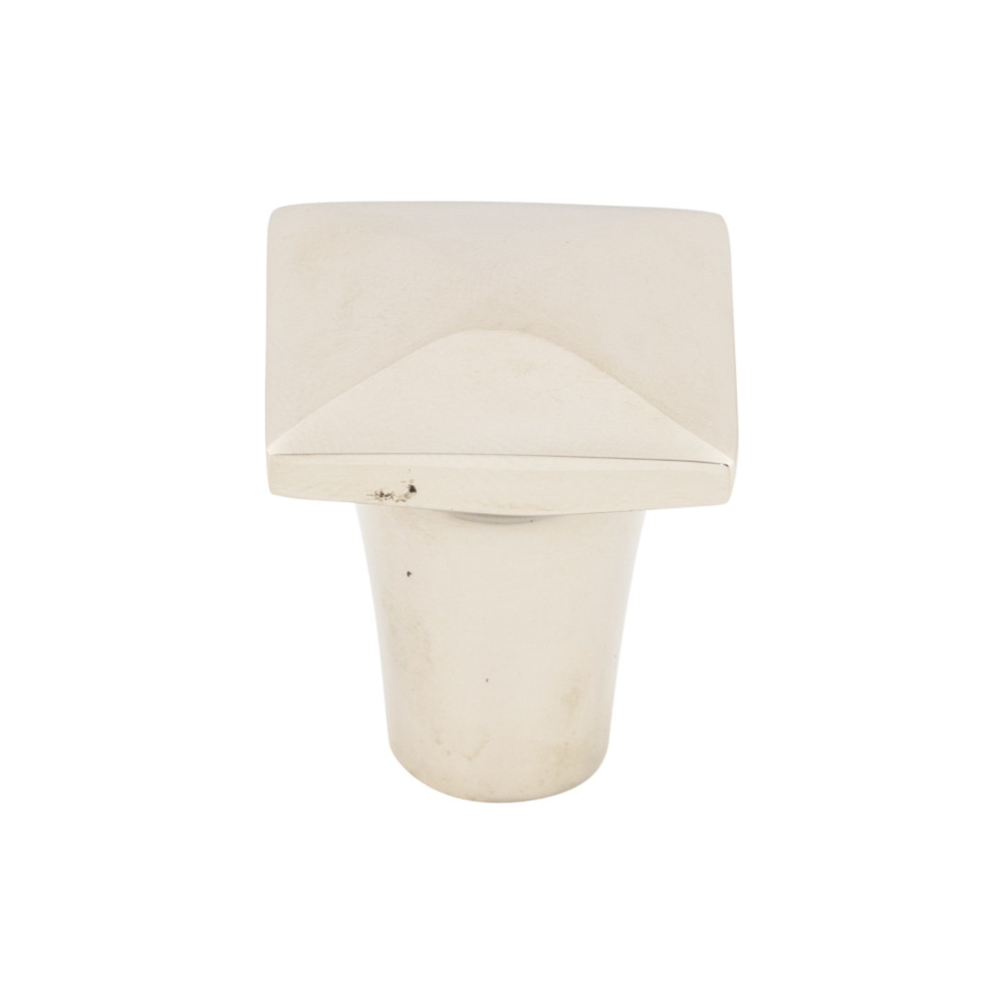 Aspen II 7/8" Length Square Knob - Polished Nickel