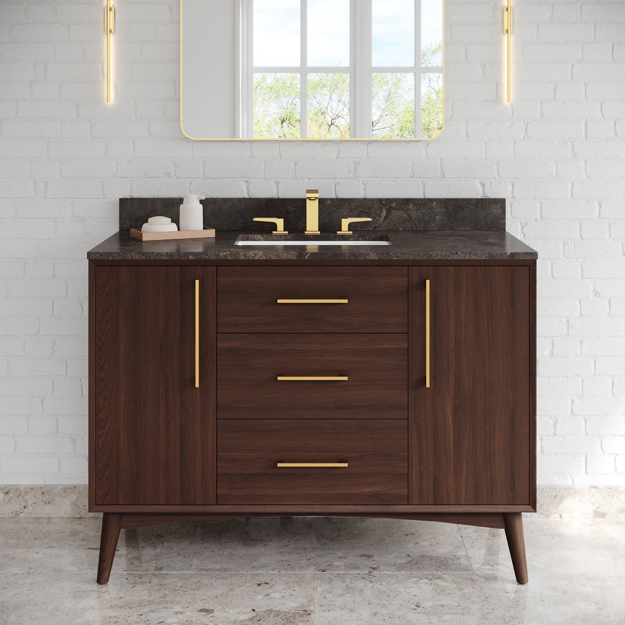 48" Dashwood Vanity – Dark Walnut