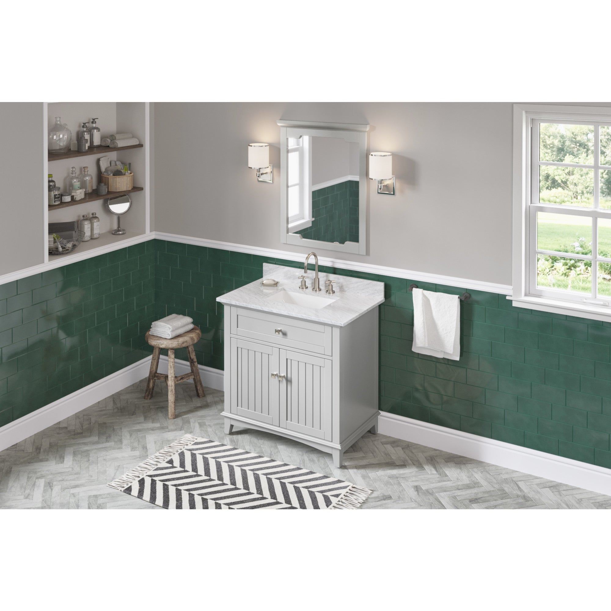 36" Savino Vanity – Grey