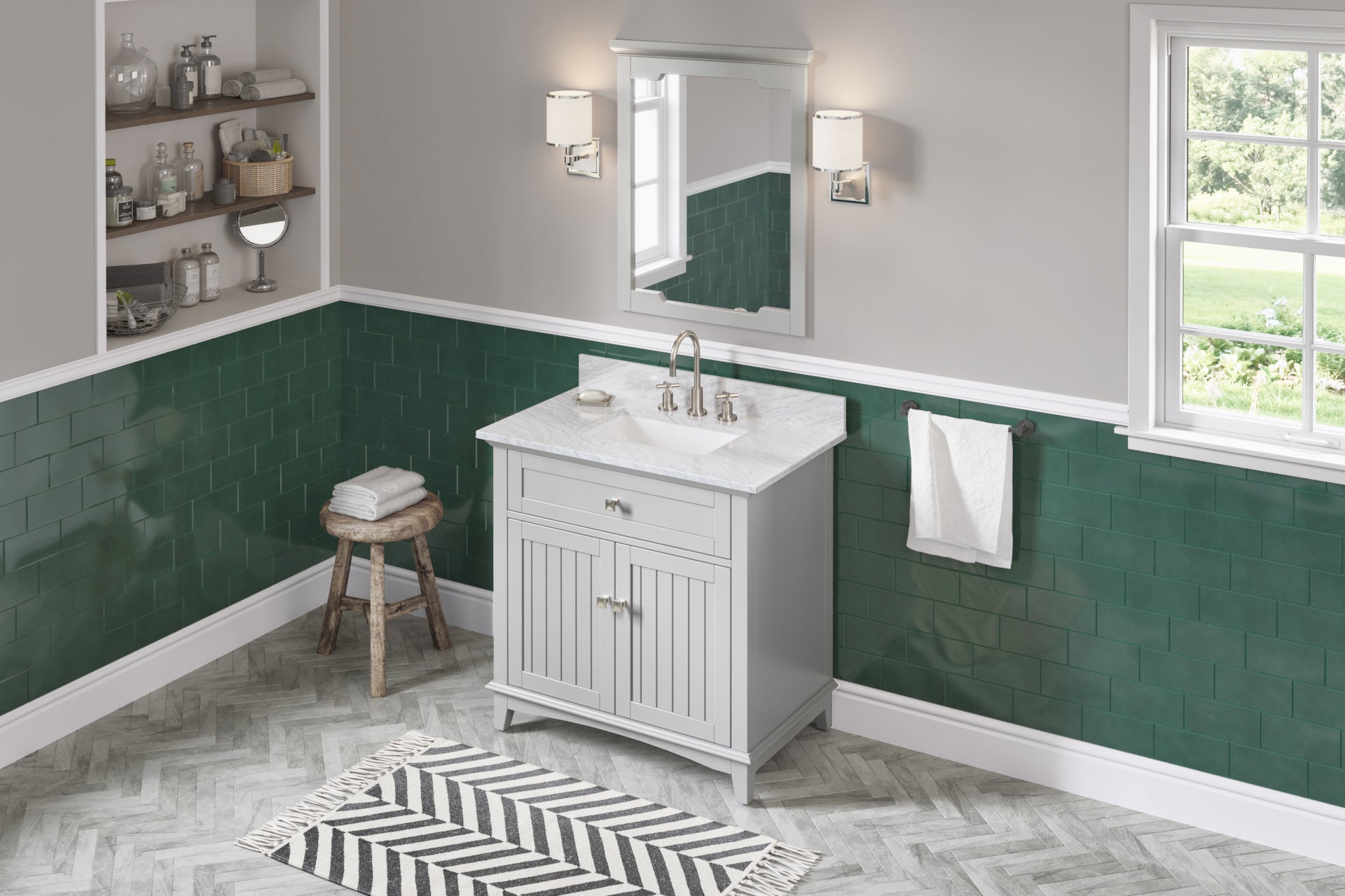 36" Savino Vanity – Grey