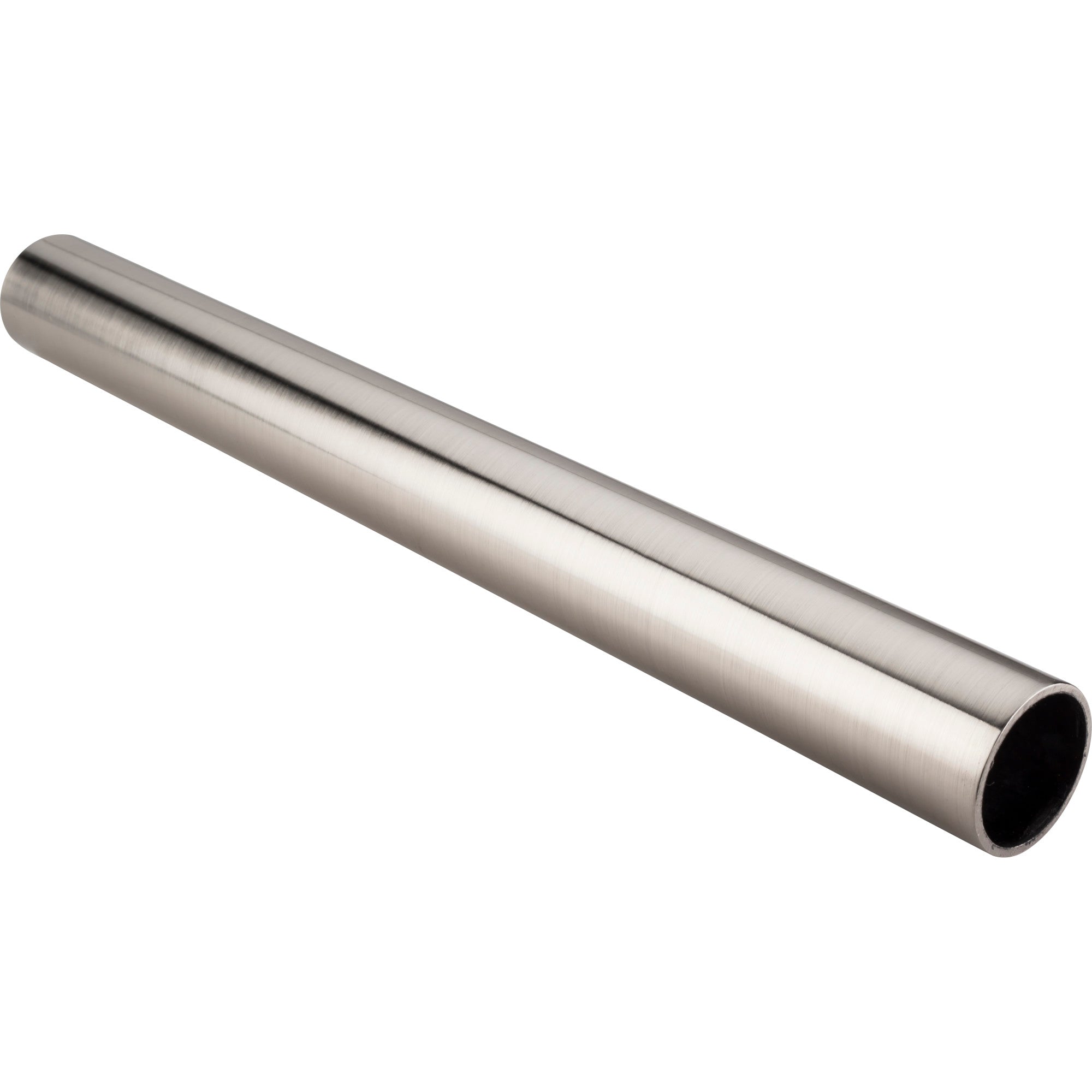 6 Satin Nickel 1-5/16"x92" Round Steel Closet Rods