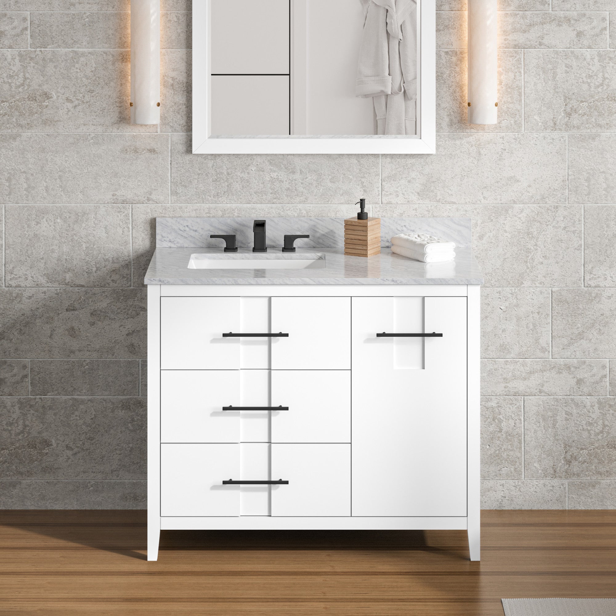 42" Katara Vanity – Left Offset