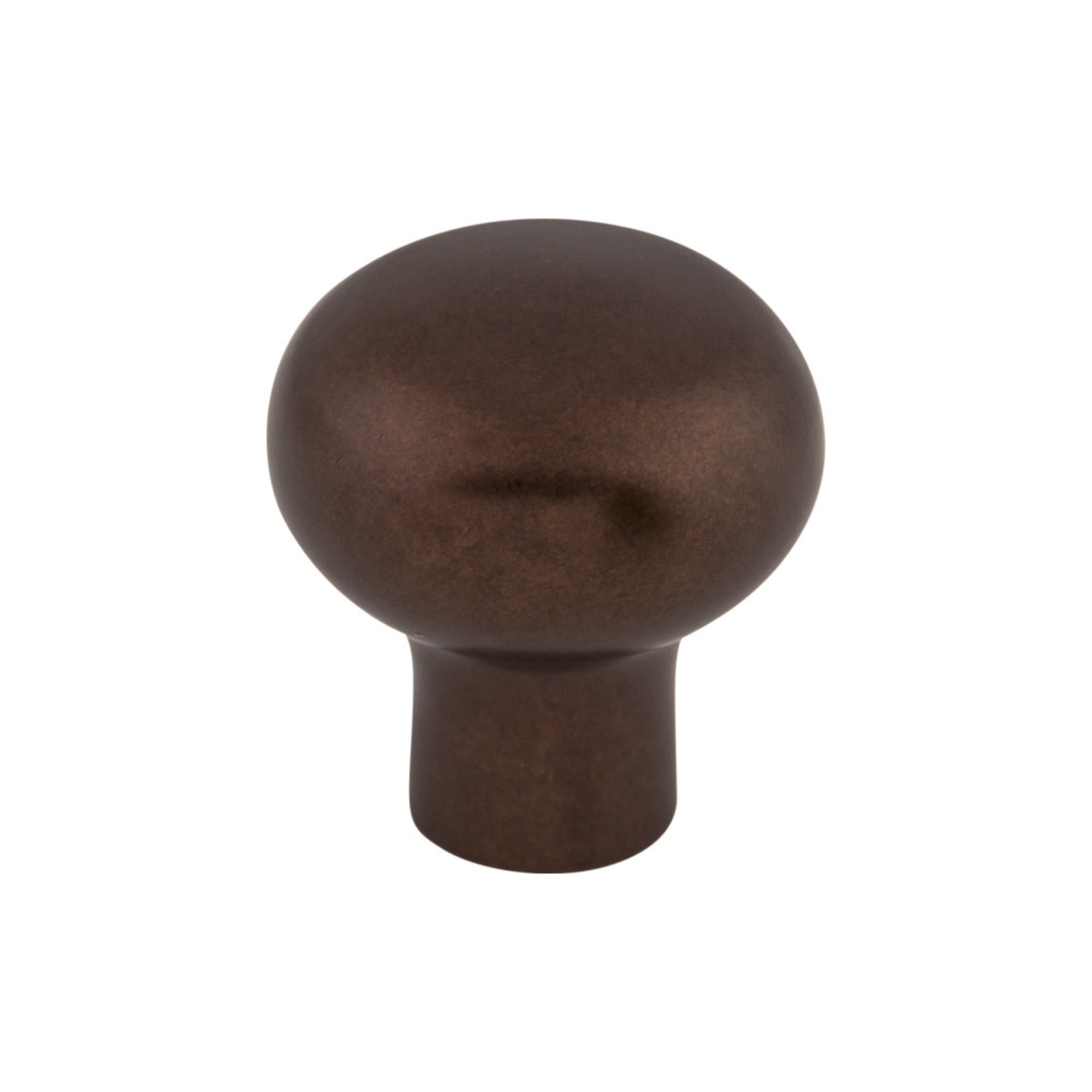 Aspen Round 7/8" Diameter Round Knob - Mahogany Bronze