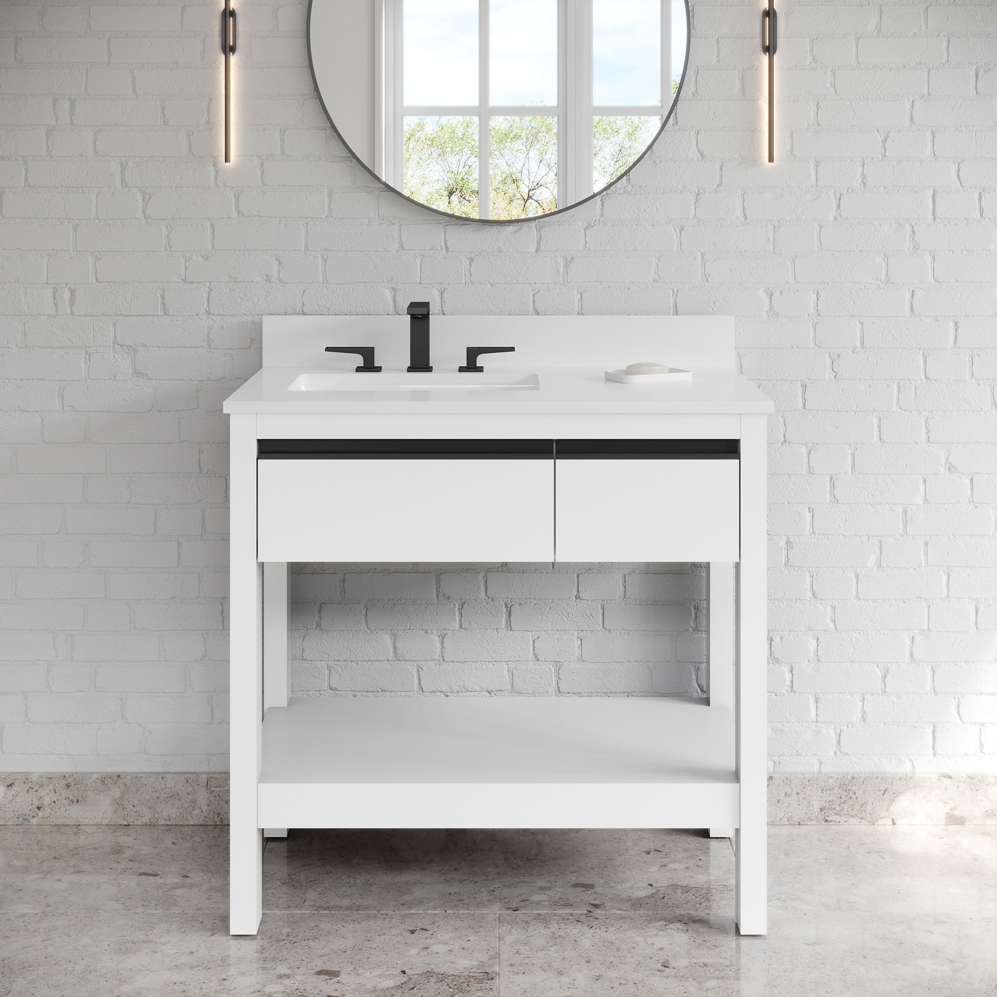 36" Jubilee Vanity – White