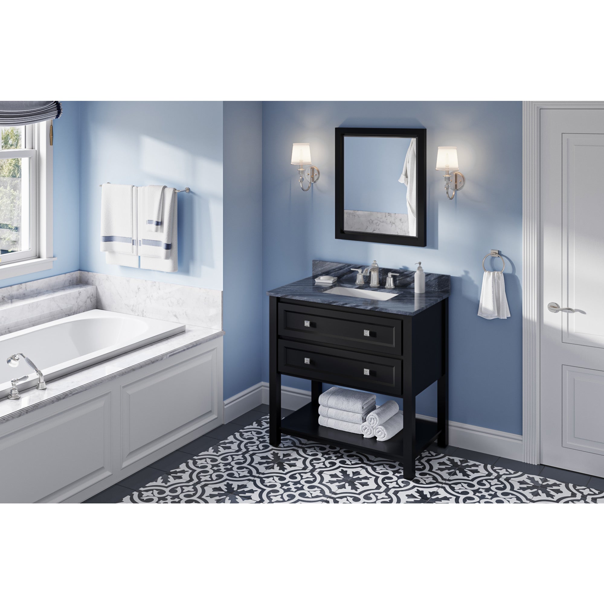 36" Adler Vanity – Black