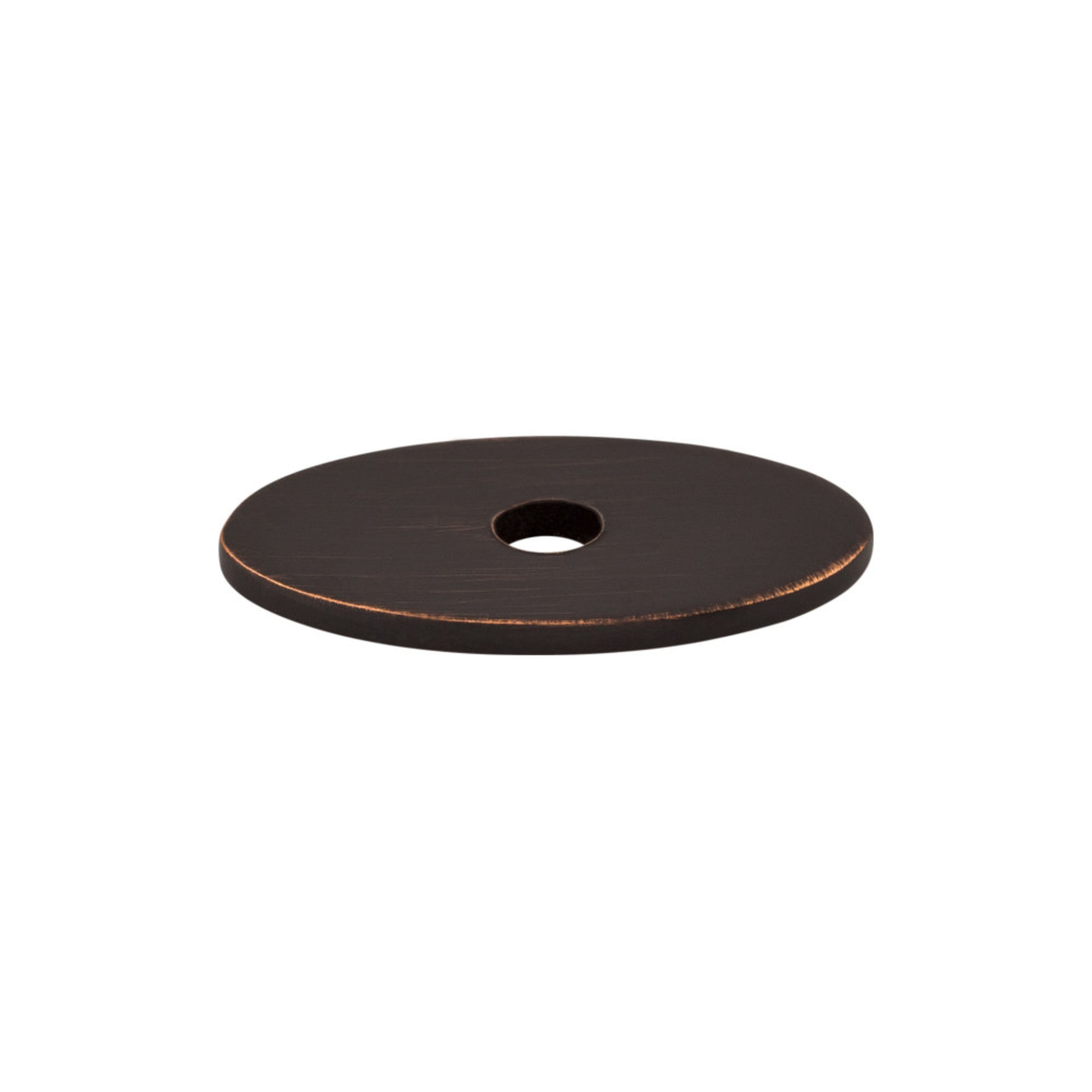 Oval Knob Backplate - Tuscan Bronze