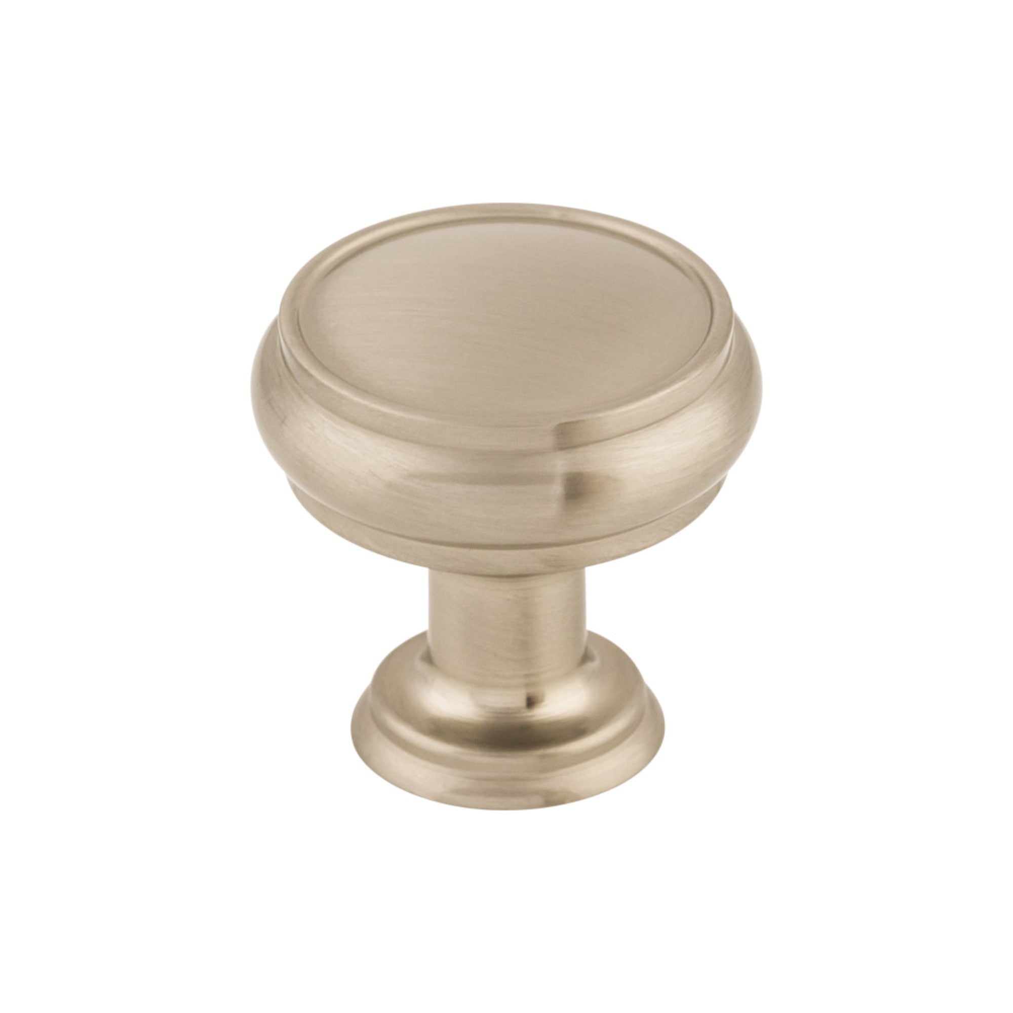 Eden 1 3/16" Diameter Round Knob - Brushed Satin Nickel
