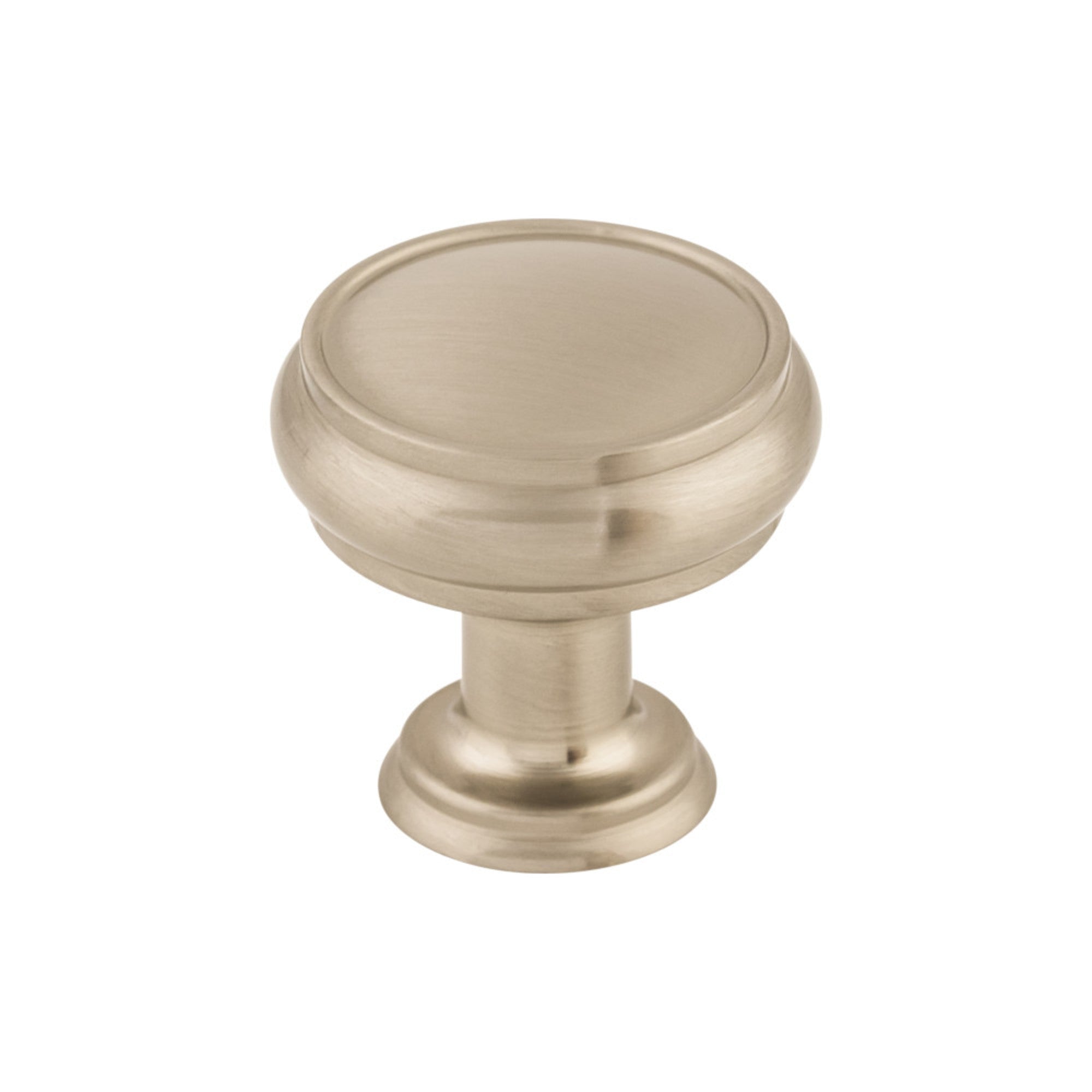 Eden Round Knob - Brushed Satin Nickel