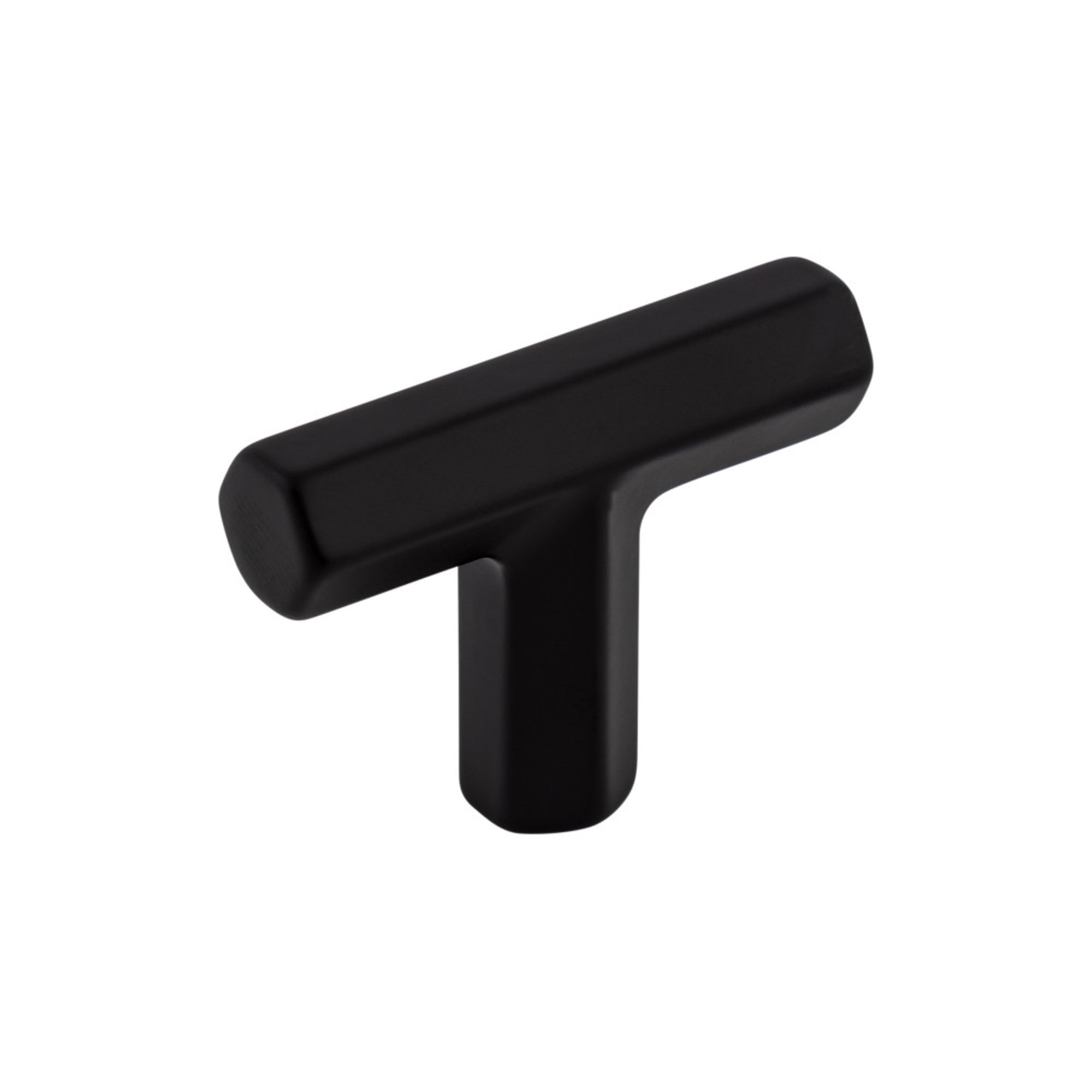 Lydia 1 3/4" Length Geometric Knob - Flat Black