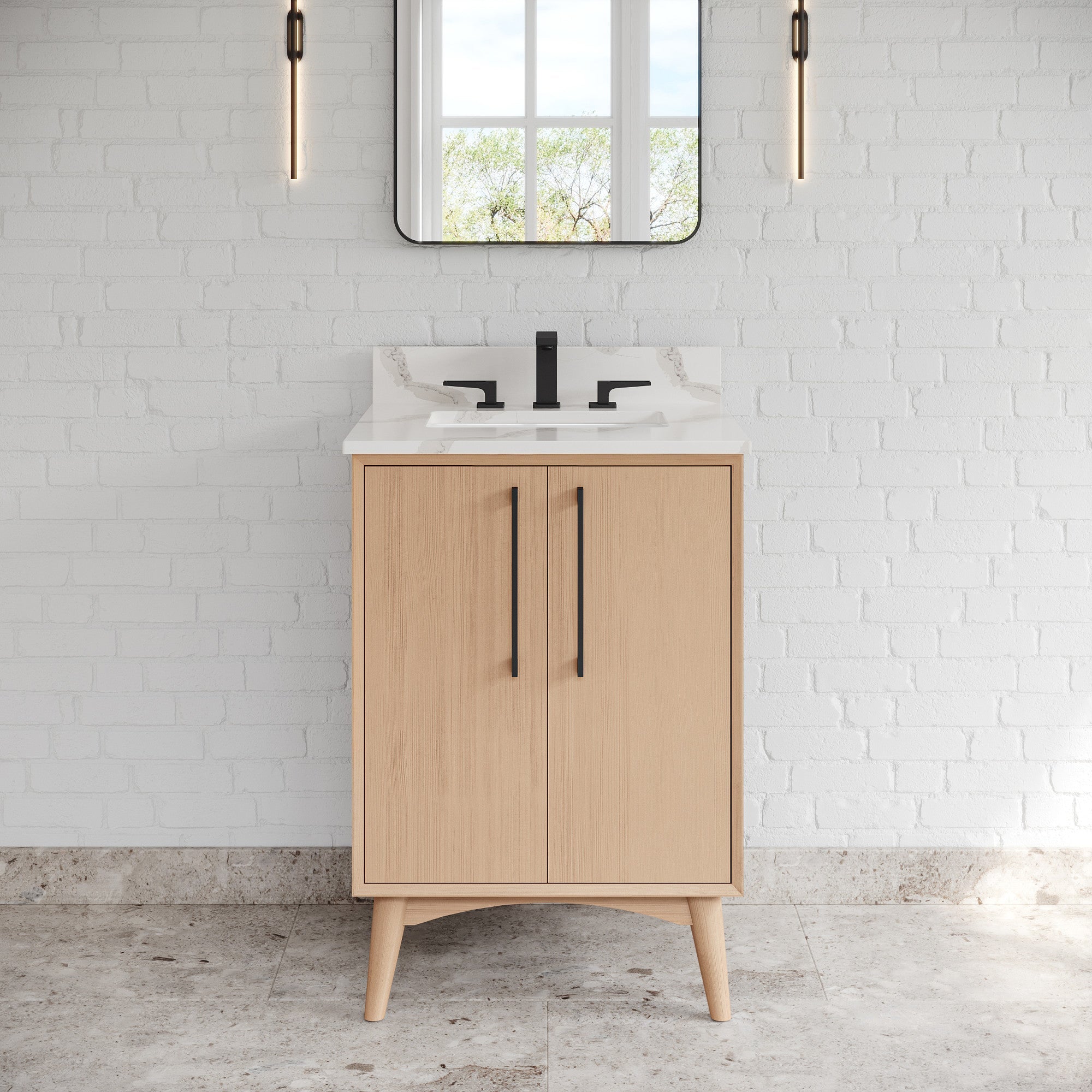 24" Dashwood Vanity – Natural Oak