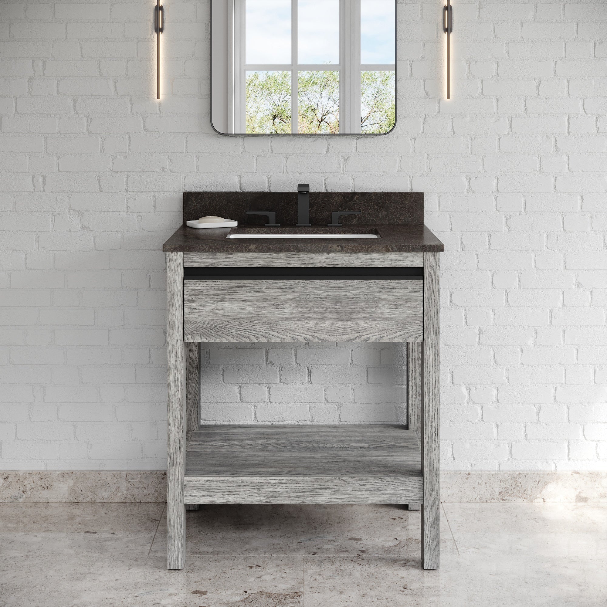 30" Jubilee Vanity – Weathered Grey