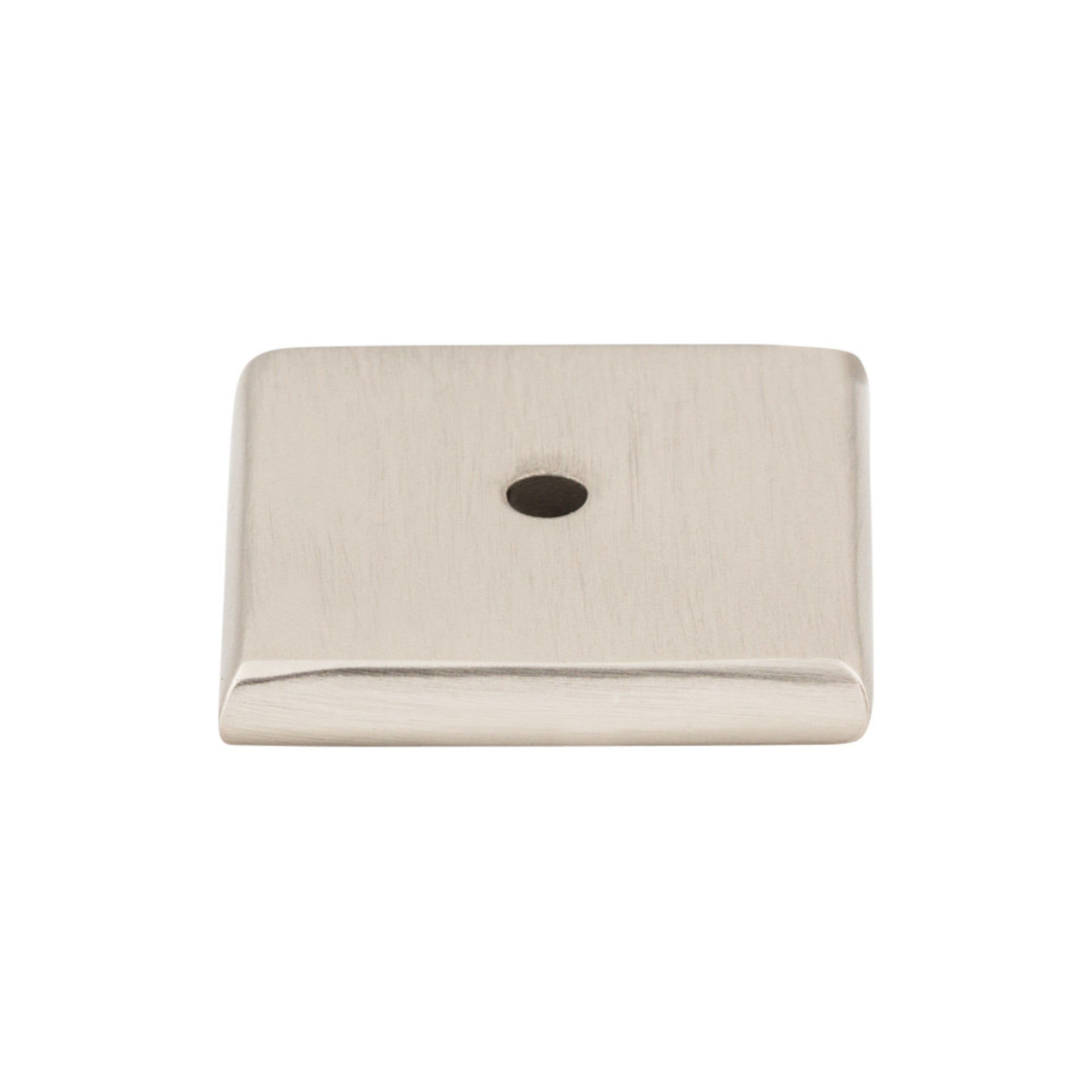 Aspen II Square Knob Backplate - Brushed Satin Nickel