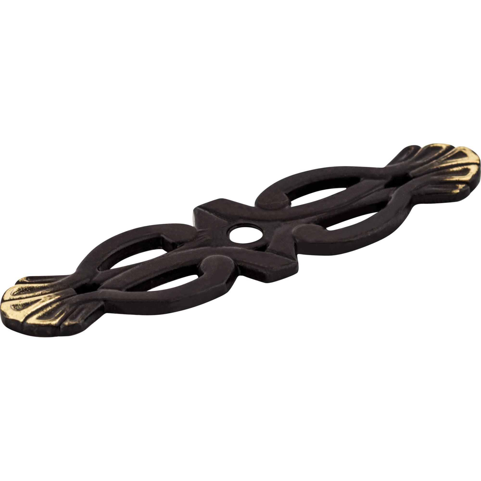 Newton Knob Backplate - Dark Antique Brass