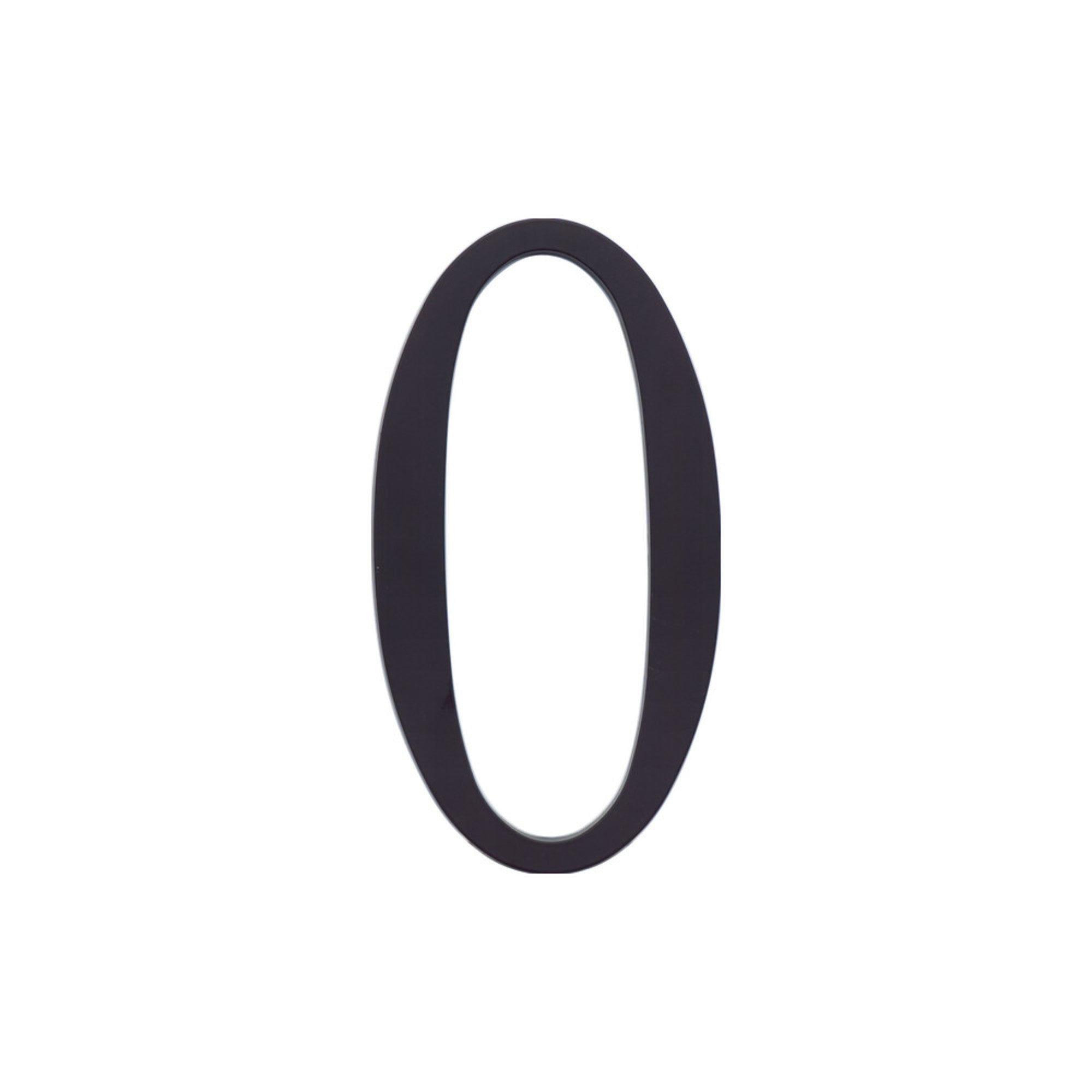 Traditionalist 6" H House Number - Matte Black