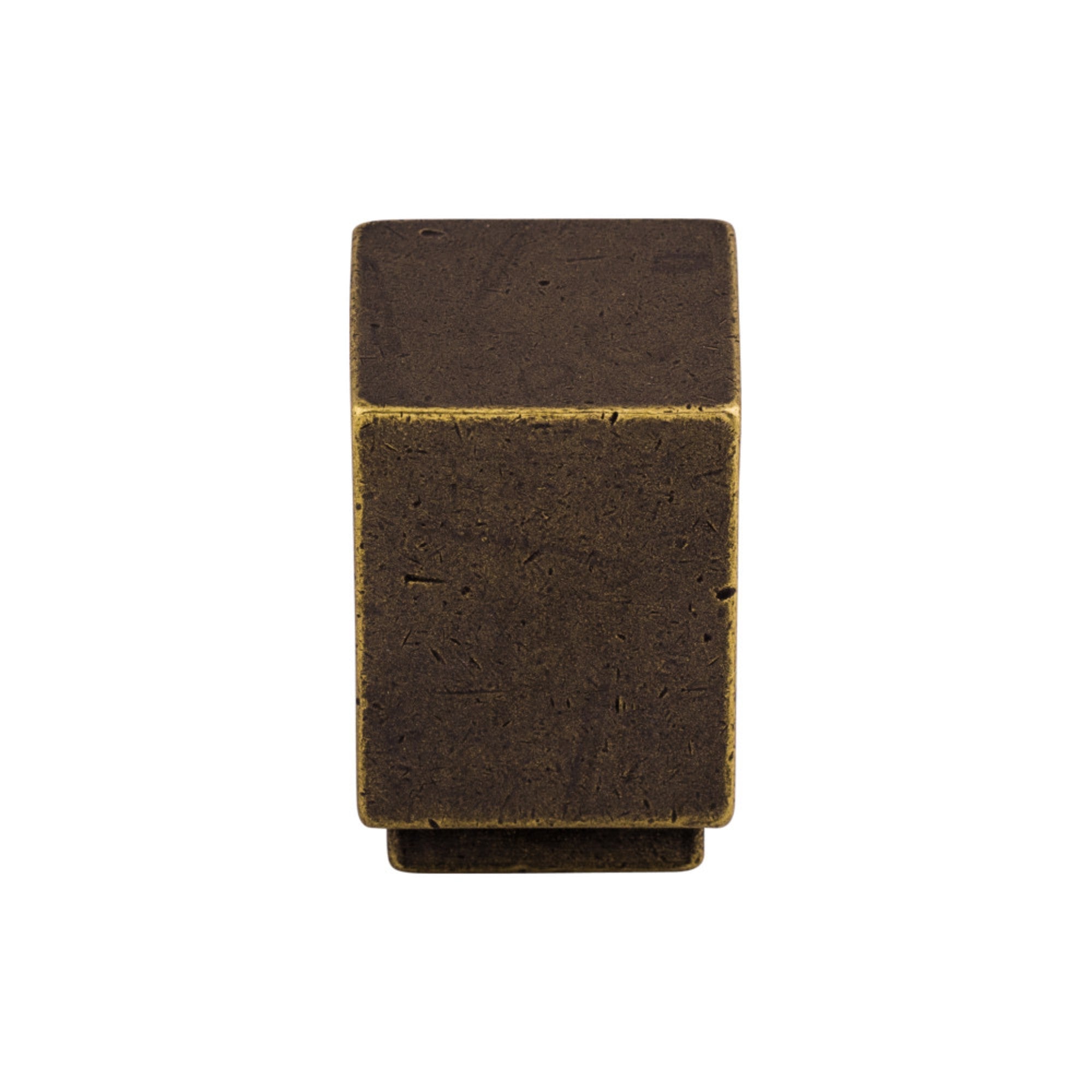 Linear Square Knob - German Bronze