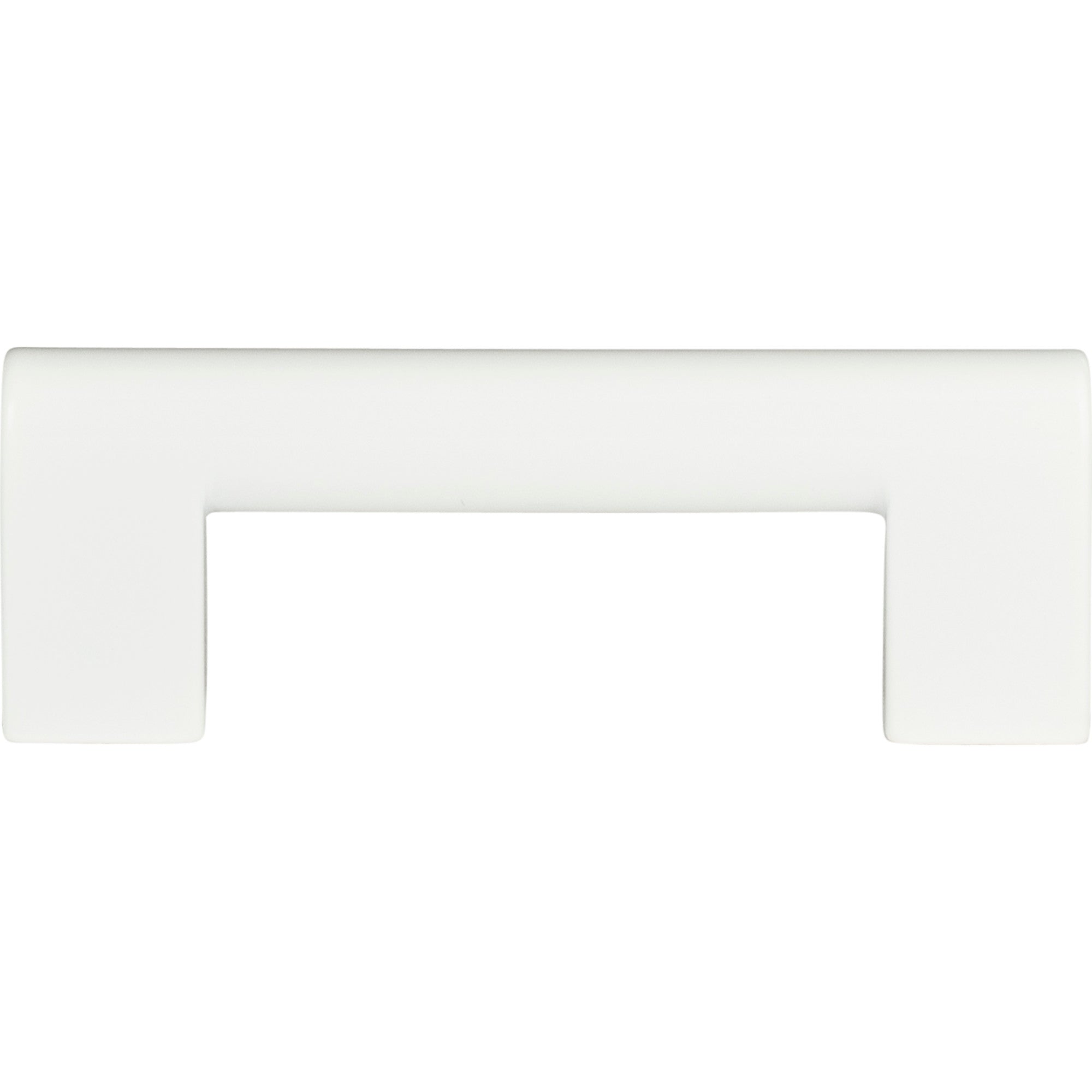 Round Rail Bar Pull - High White Gloss
