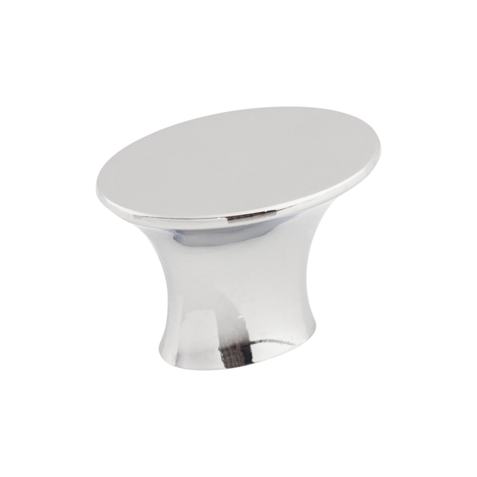 Edgewater 1 5/16" Length Oval Knob - Polished Chrome