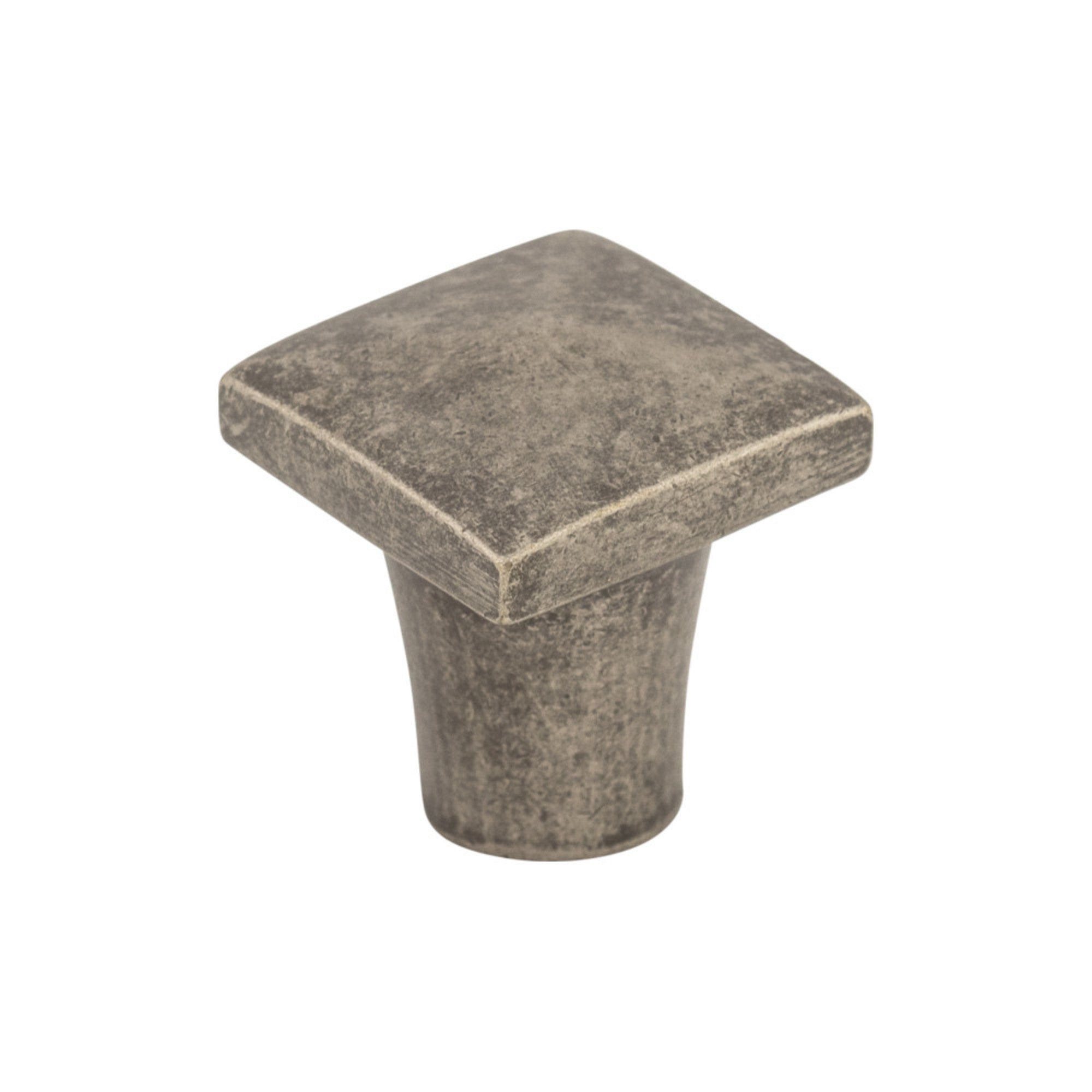 Aspen 3/4" Length Square Knob - Silicon Bronze Light