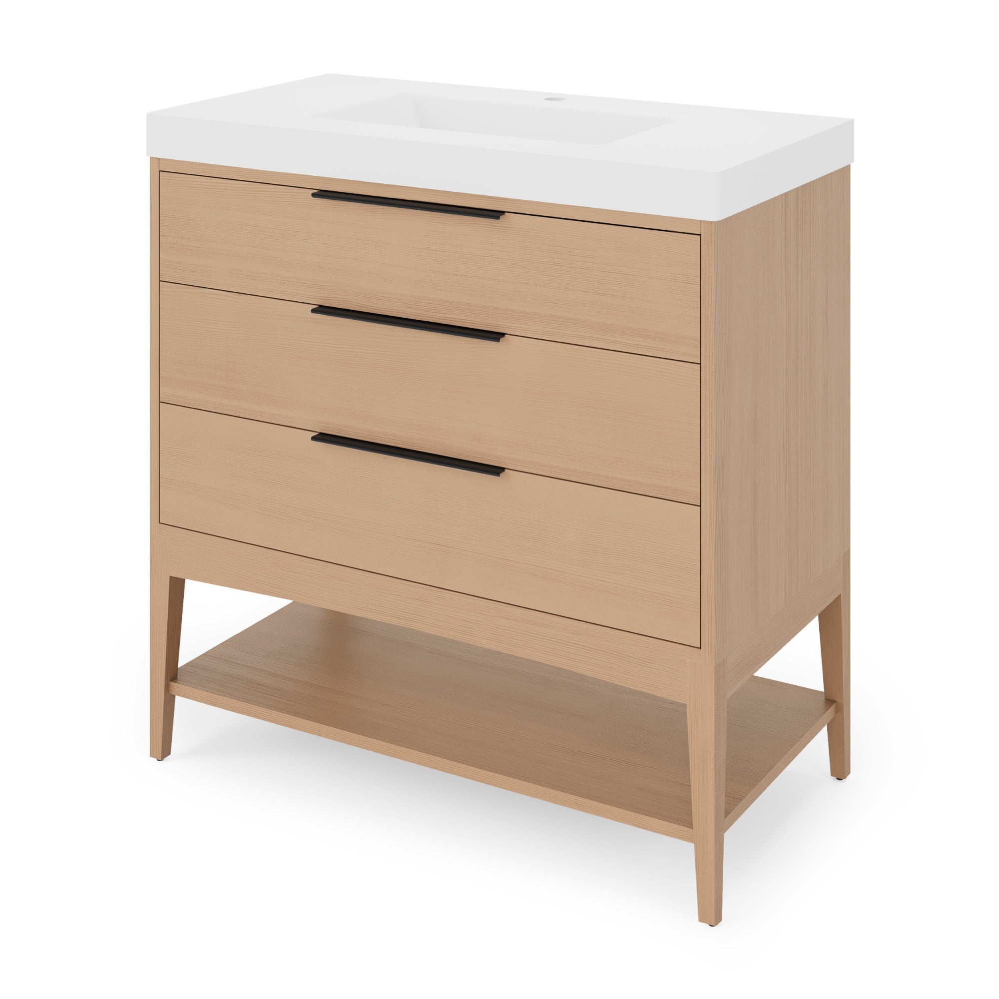36" Gardner Vanity – Natural Oak