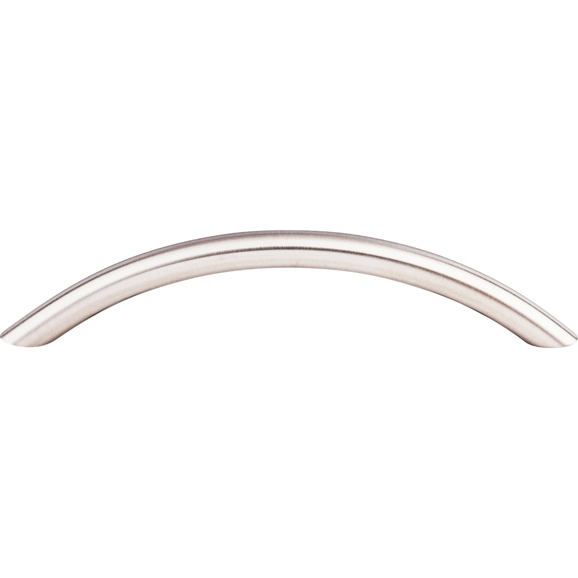 Solid Bowed 5 1/16" Center to Center Bar Pull - Stainless Steel