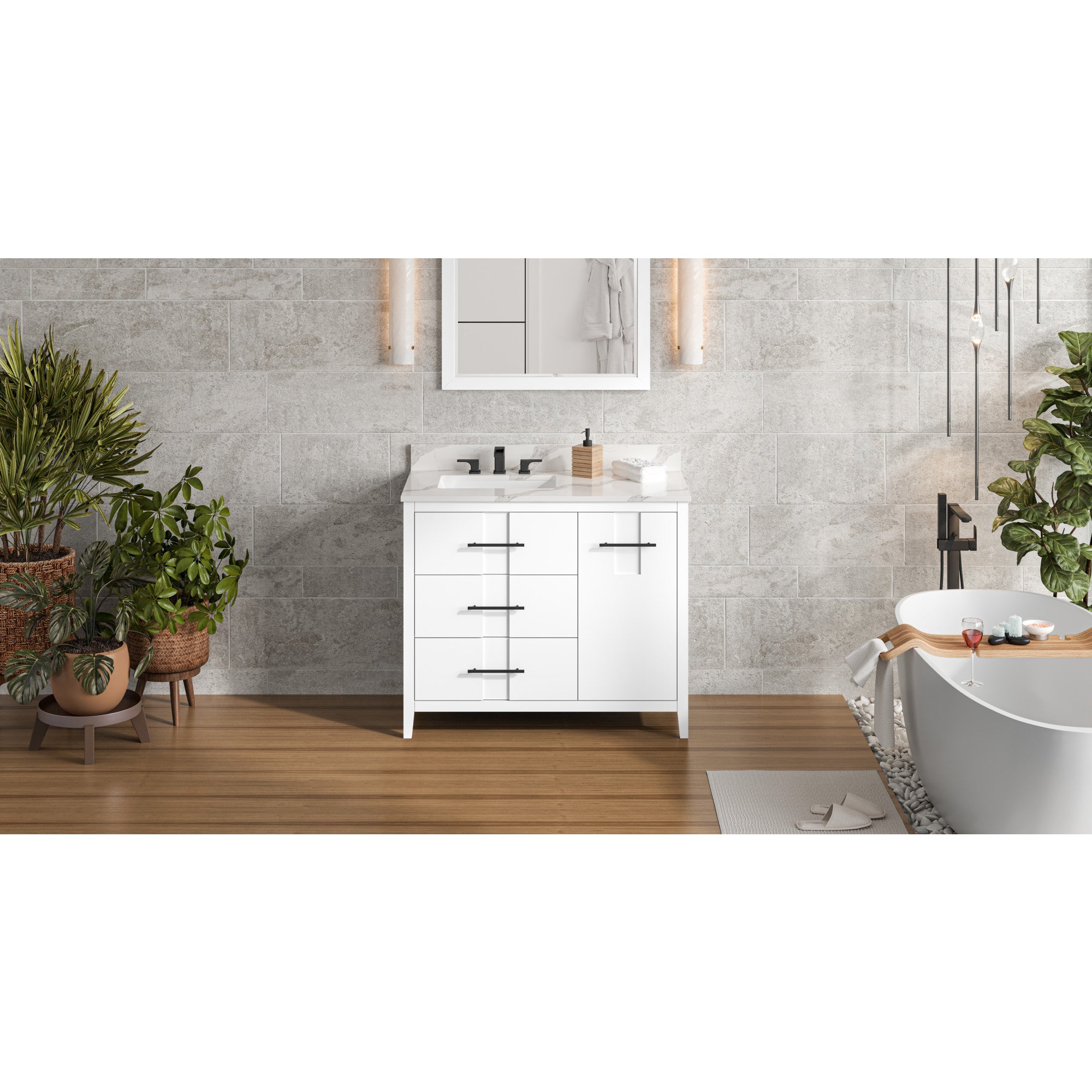 42" Katara Vanity – Left Offset
