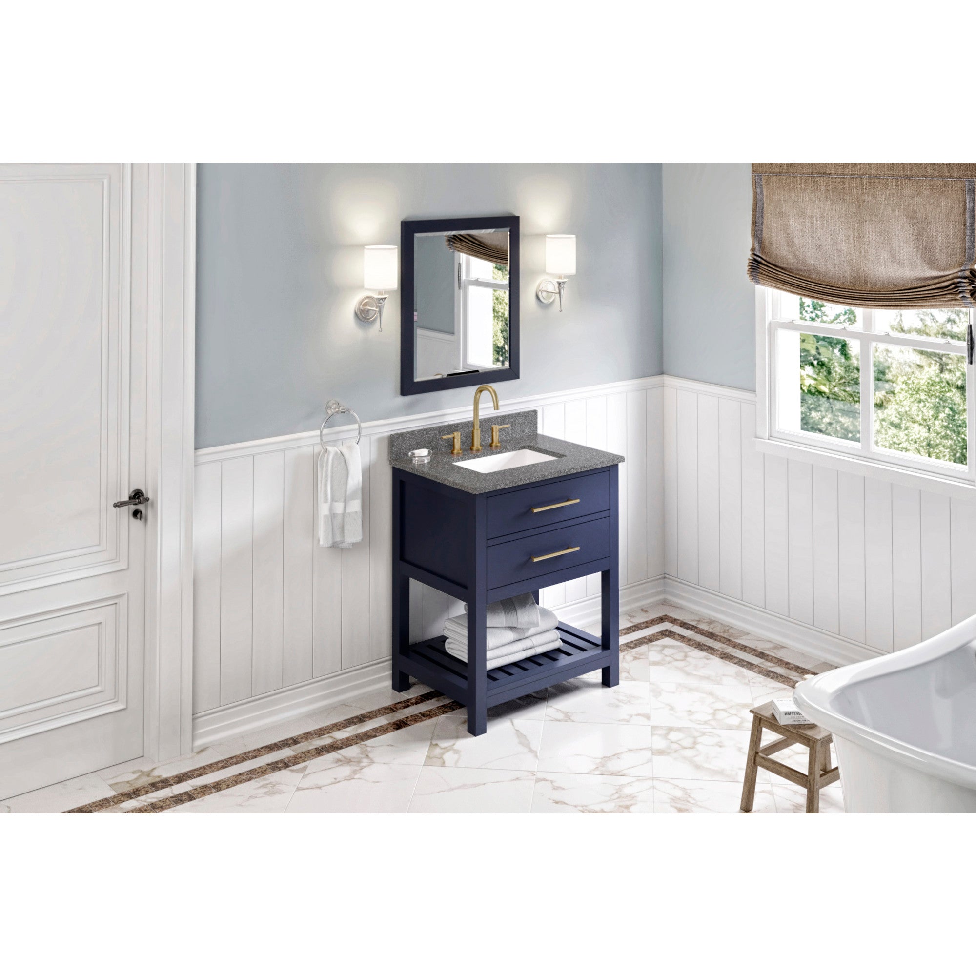 30" Wavecrest Vanity – Hale Blue