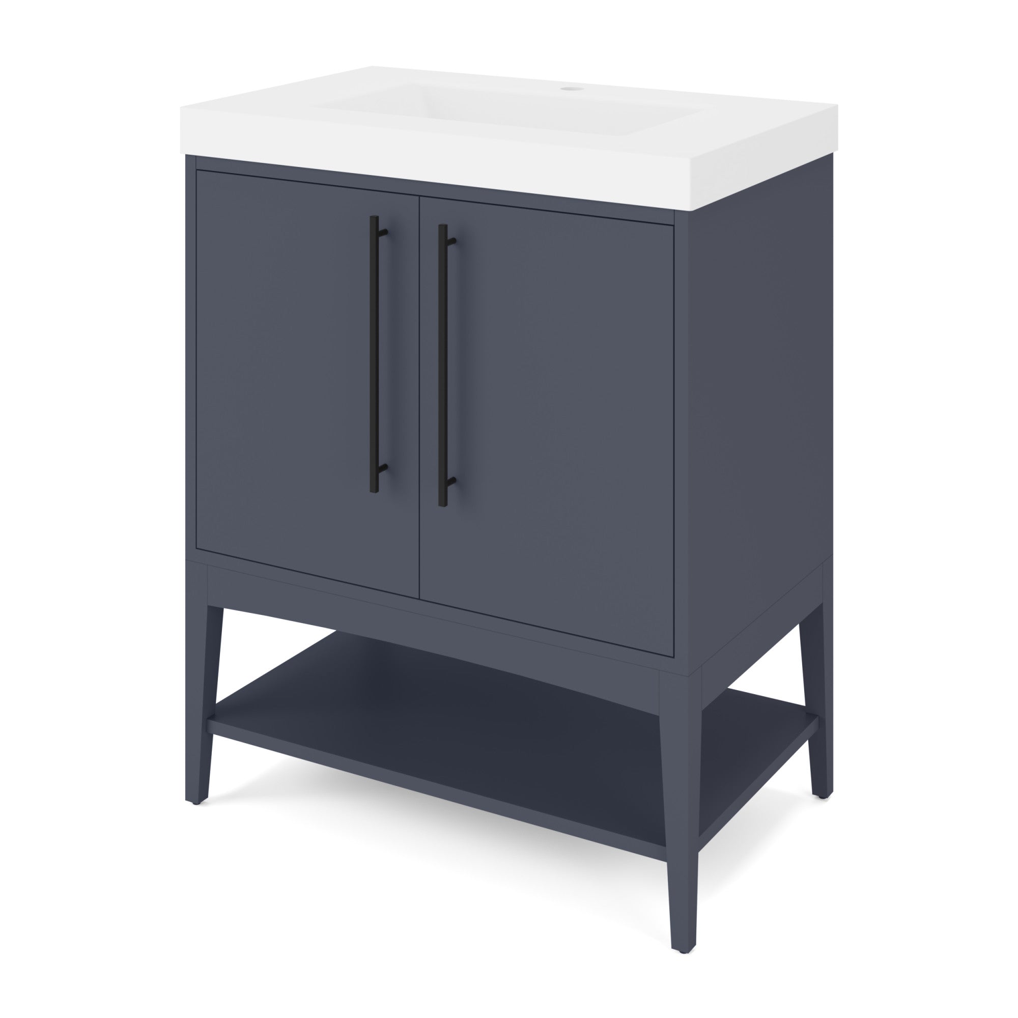 30" Tempest Vanity – Blue Steel