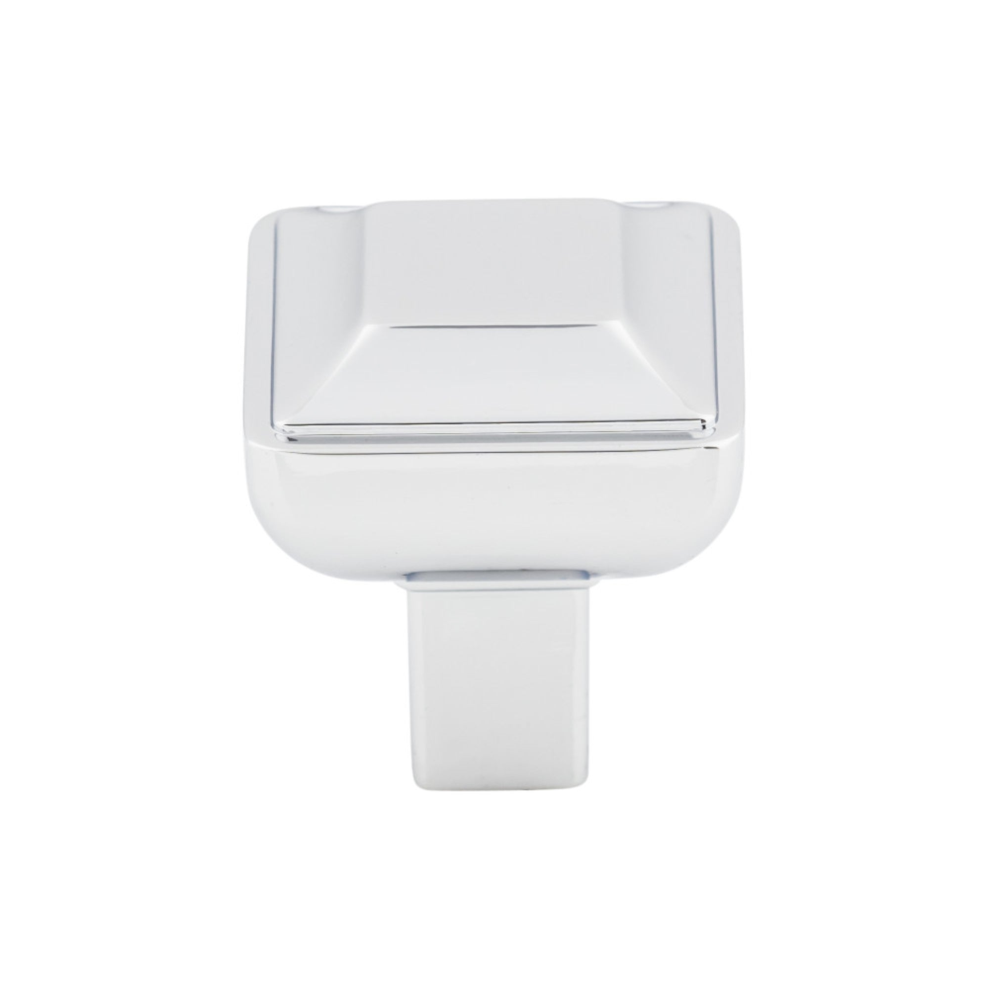 Podium 1" Length Square Knob - Polished Chrome