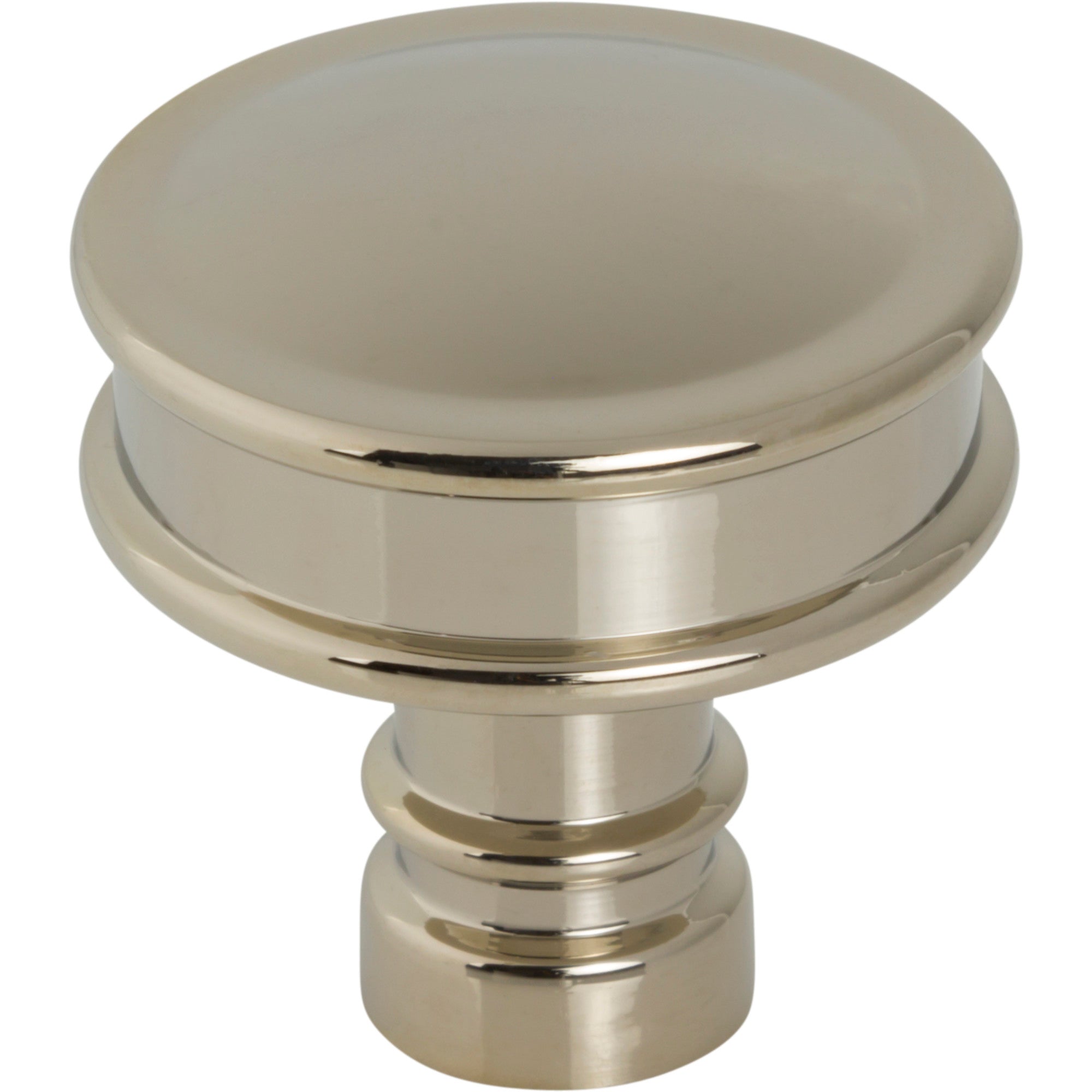 Cranford Round Knob - Polished Nickel