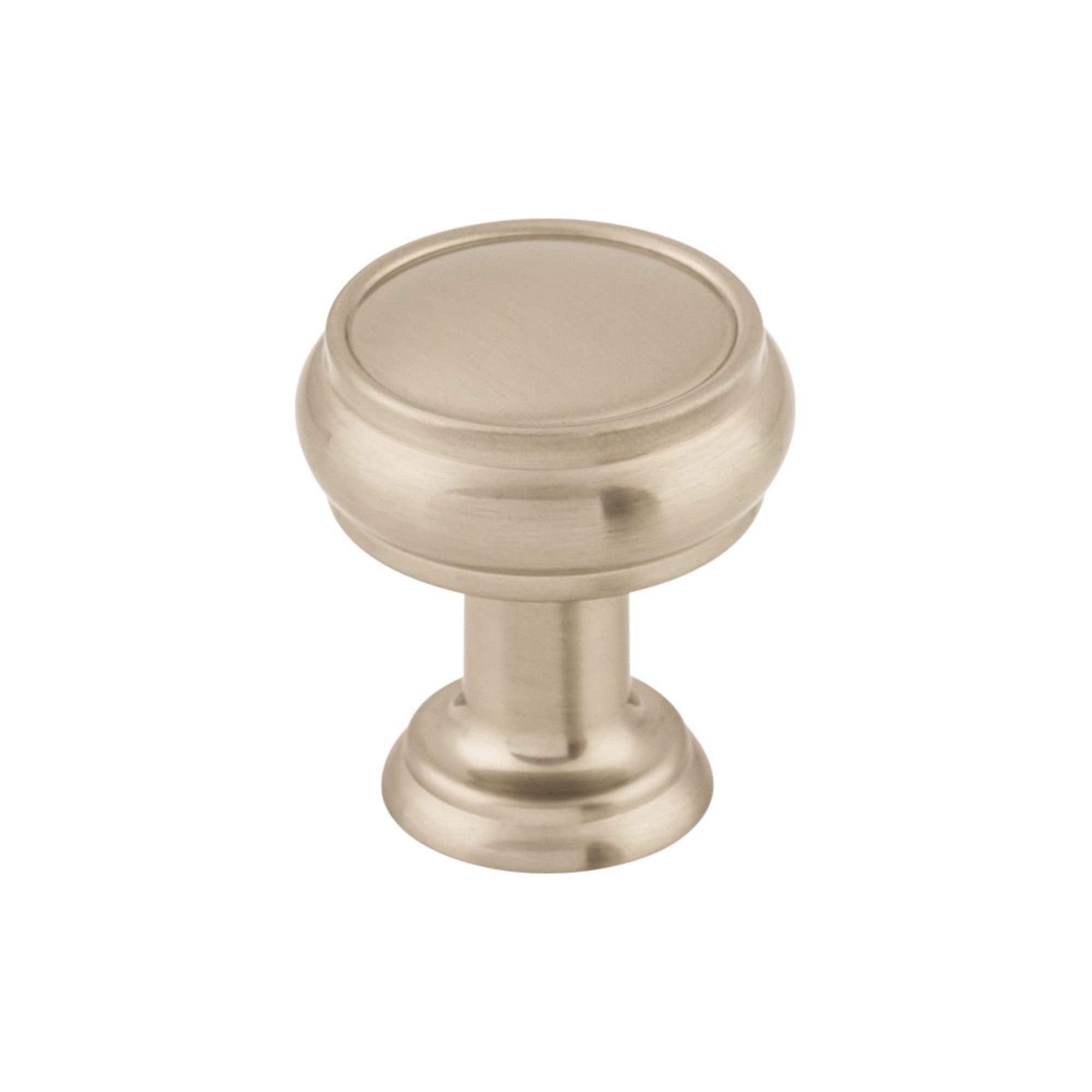 Eden Round Knob - Brushed Satin Nickel
