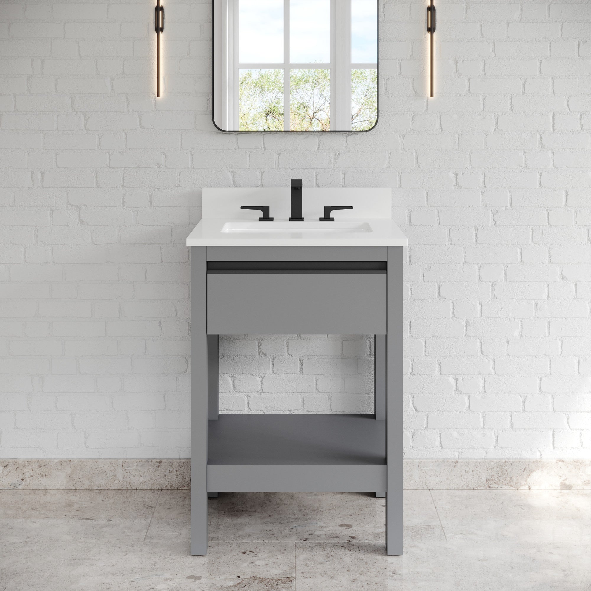 24" Jubilee Vanity – Grey